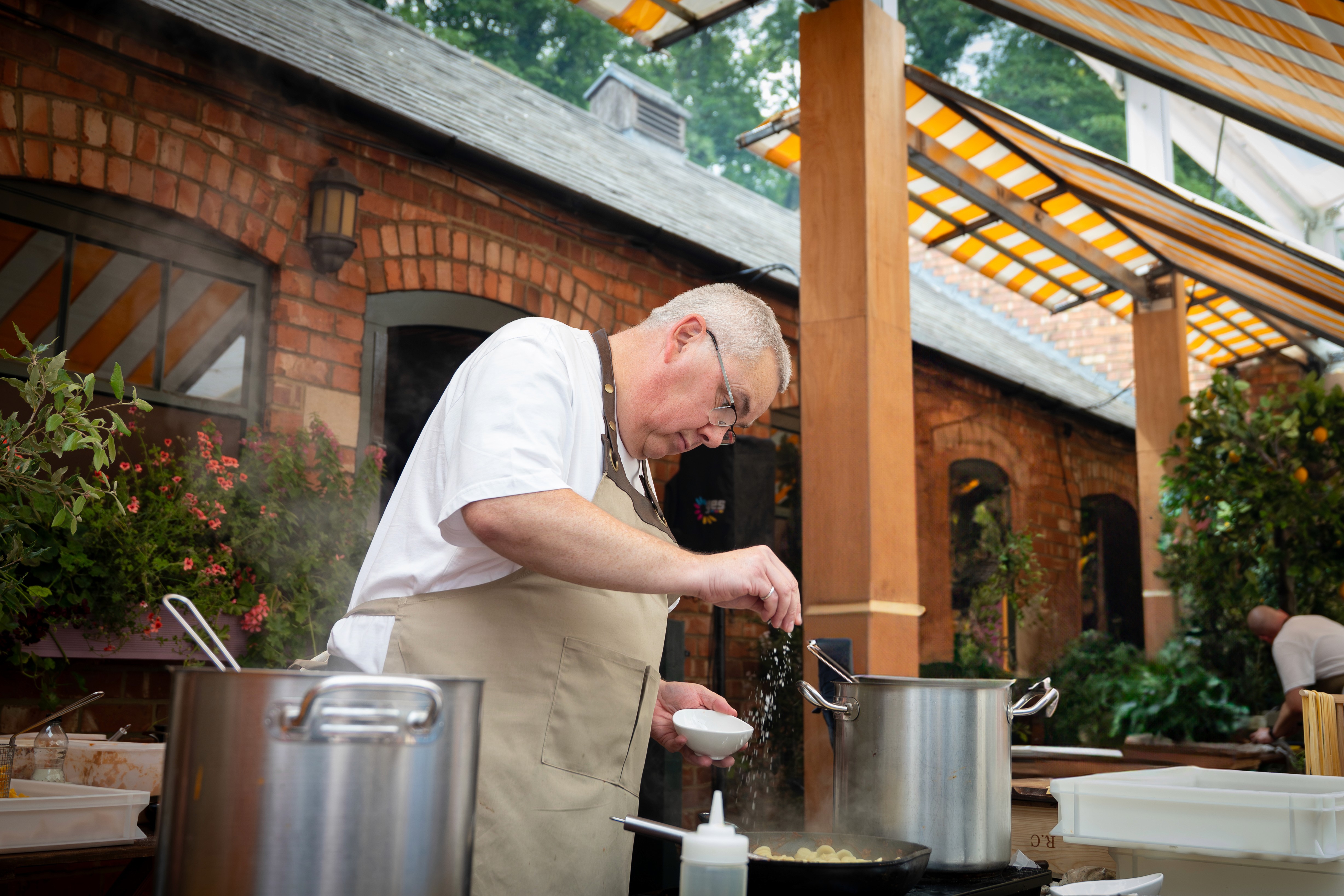 Premium commercial catering service providing high-quality dining at scale