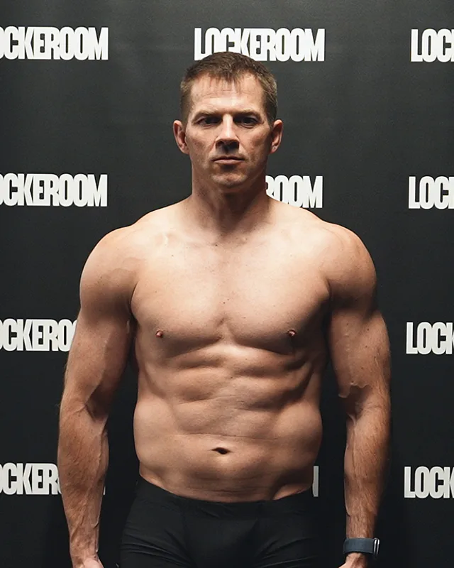 Sydney executive Drew Mitchell with Lockeroom personal training results