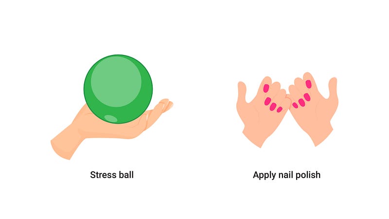 Stress Ball, Nail Polish