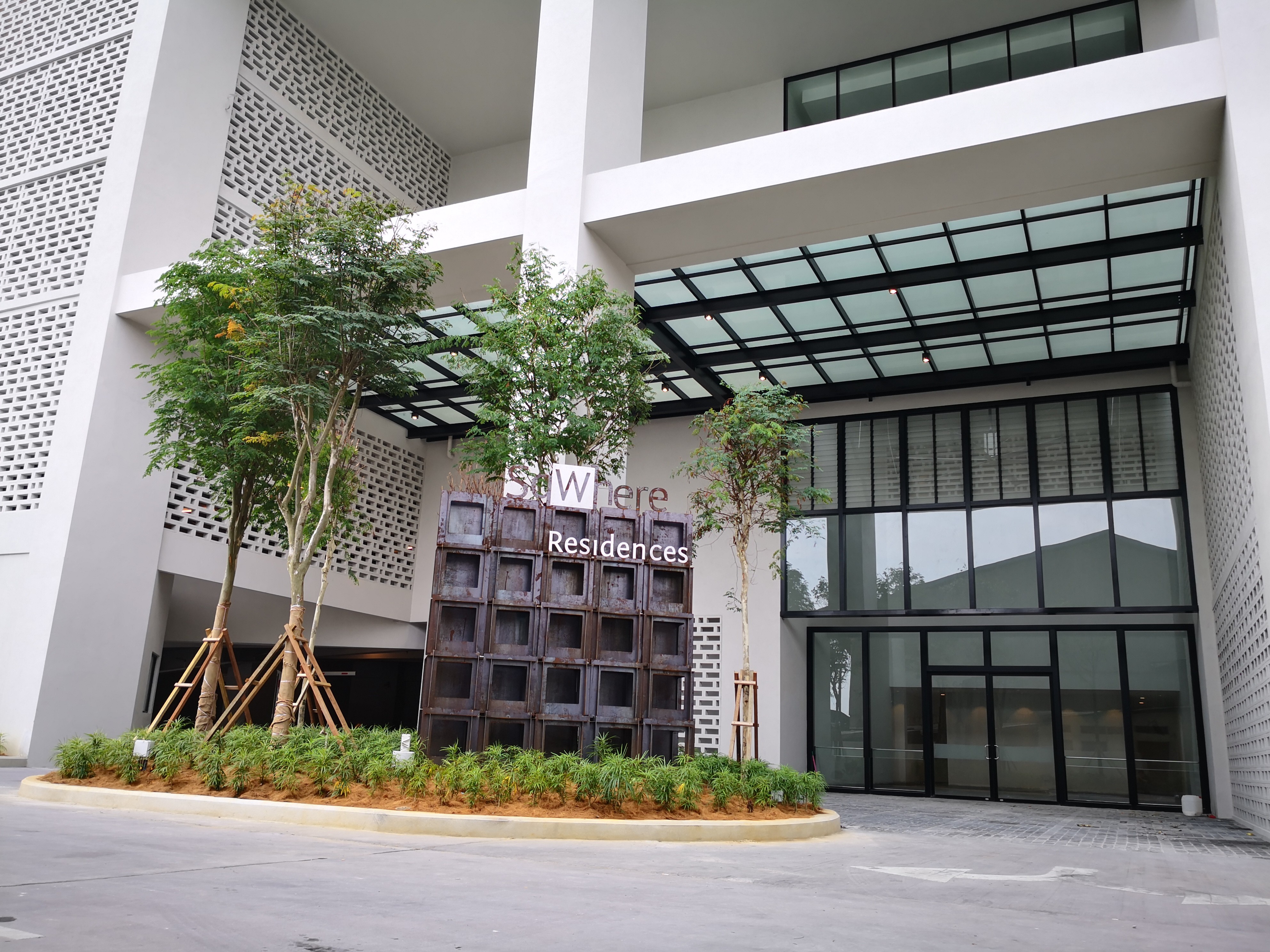 Exterior view of The Sqwhere project by Asima Architects