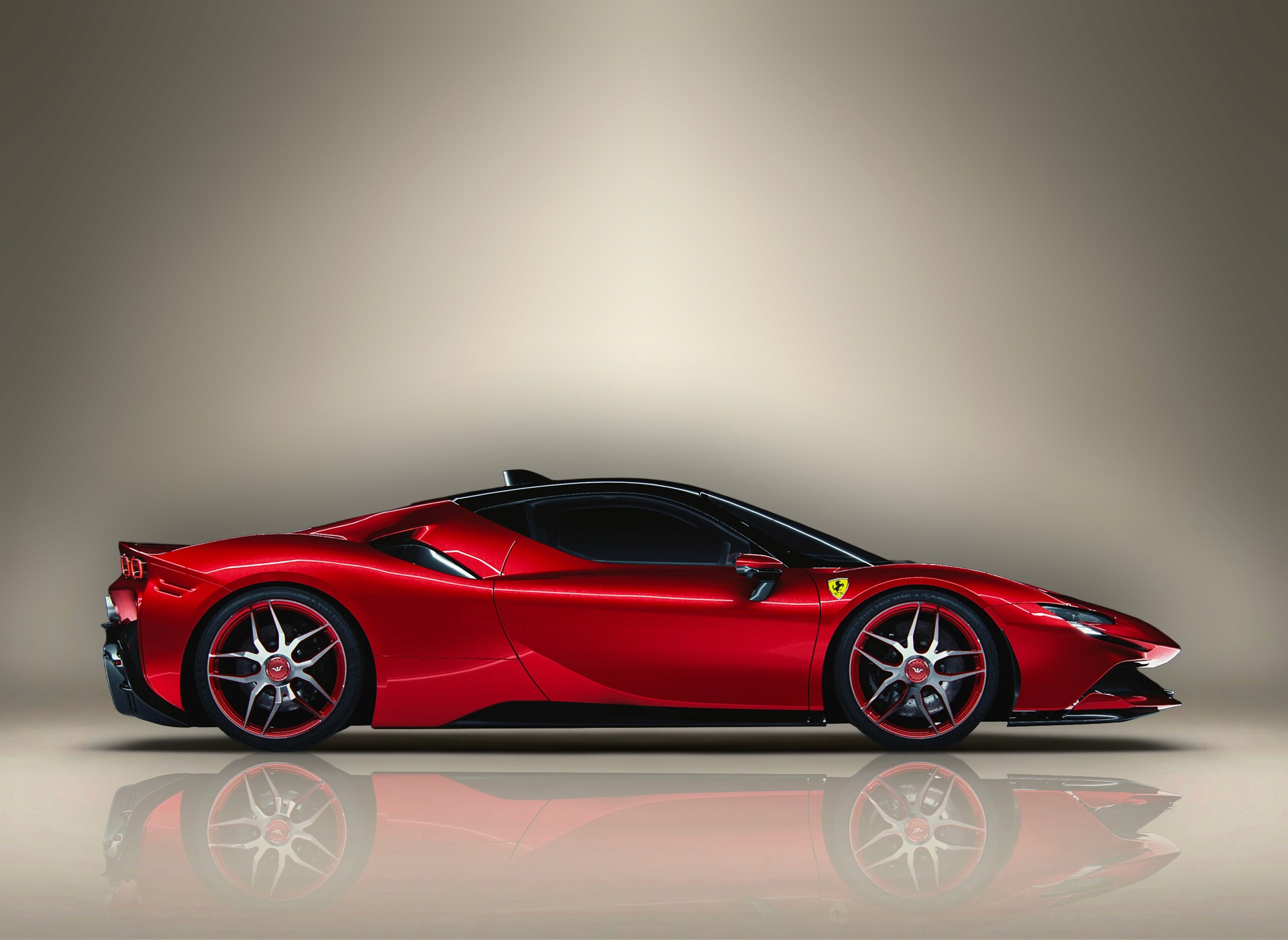 Location Ferrari SF 90 Rouge à Dubaï – Keyz Rent | Supercar