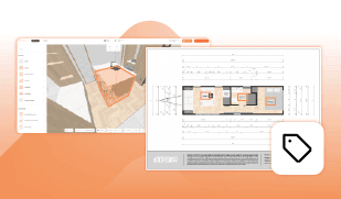Room Tag Tool tutorial in 3D Tiny House Designer
