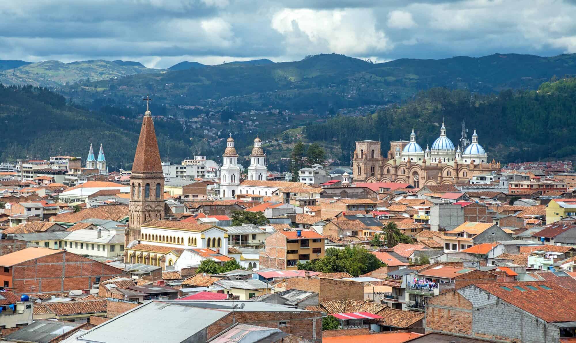 The city of Cuenca in Ecuador