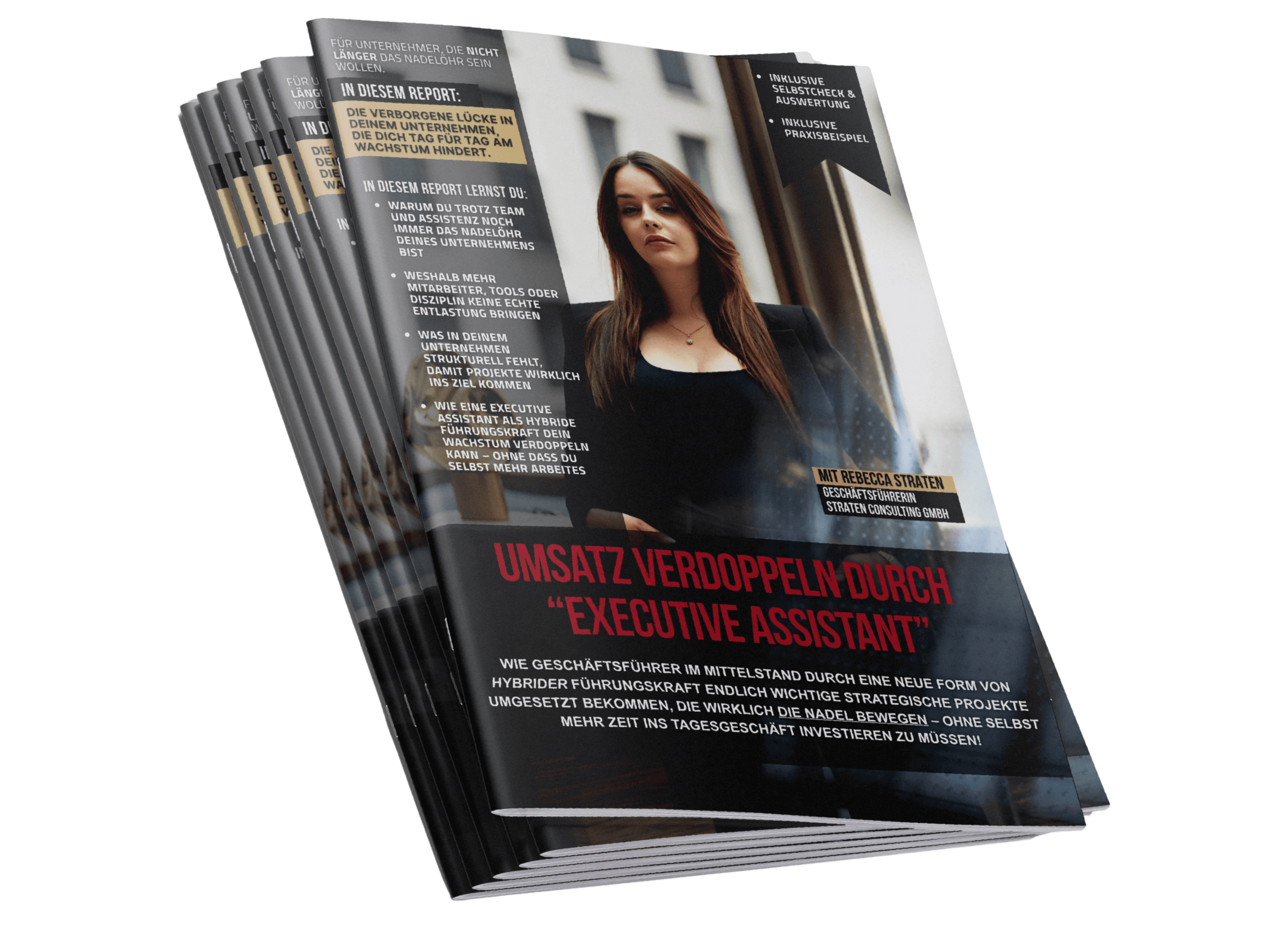 Cover des Reports: Umsatz verdoppeln durch Executive-Assistant von Rebecca Straten