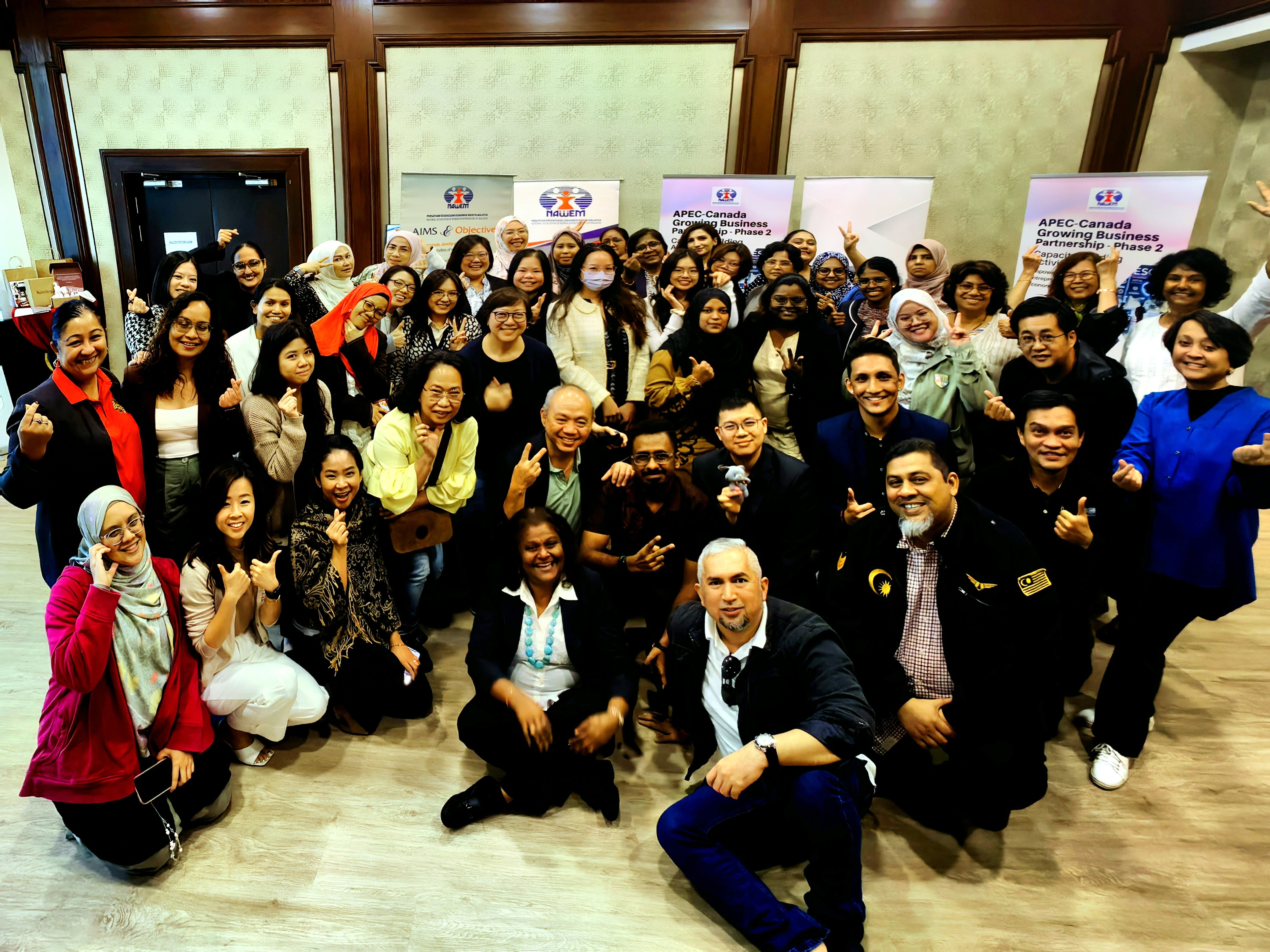 lady checking her phone and smiling