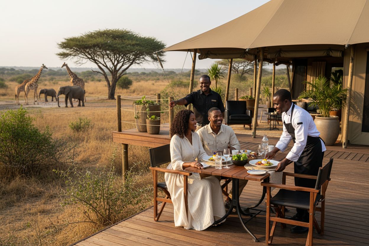 safari de luxe, confort, expérience