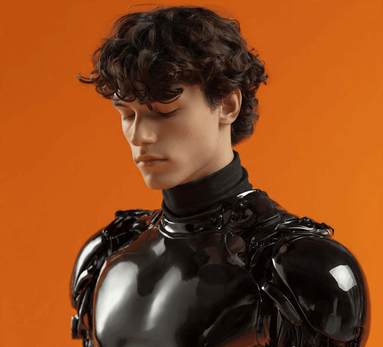 Man in futuristic Costume