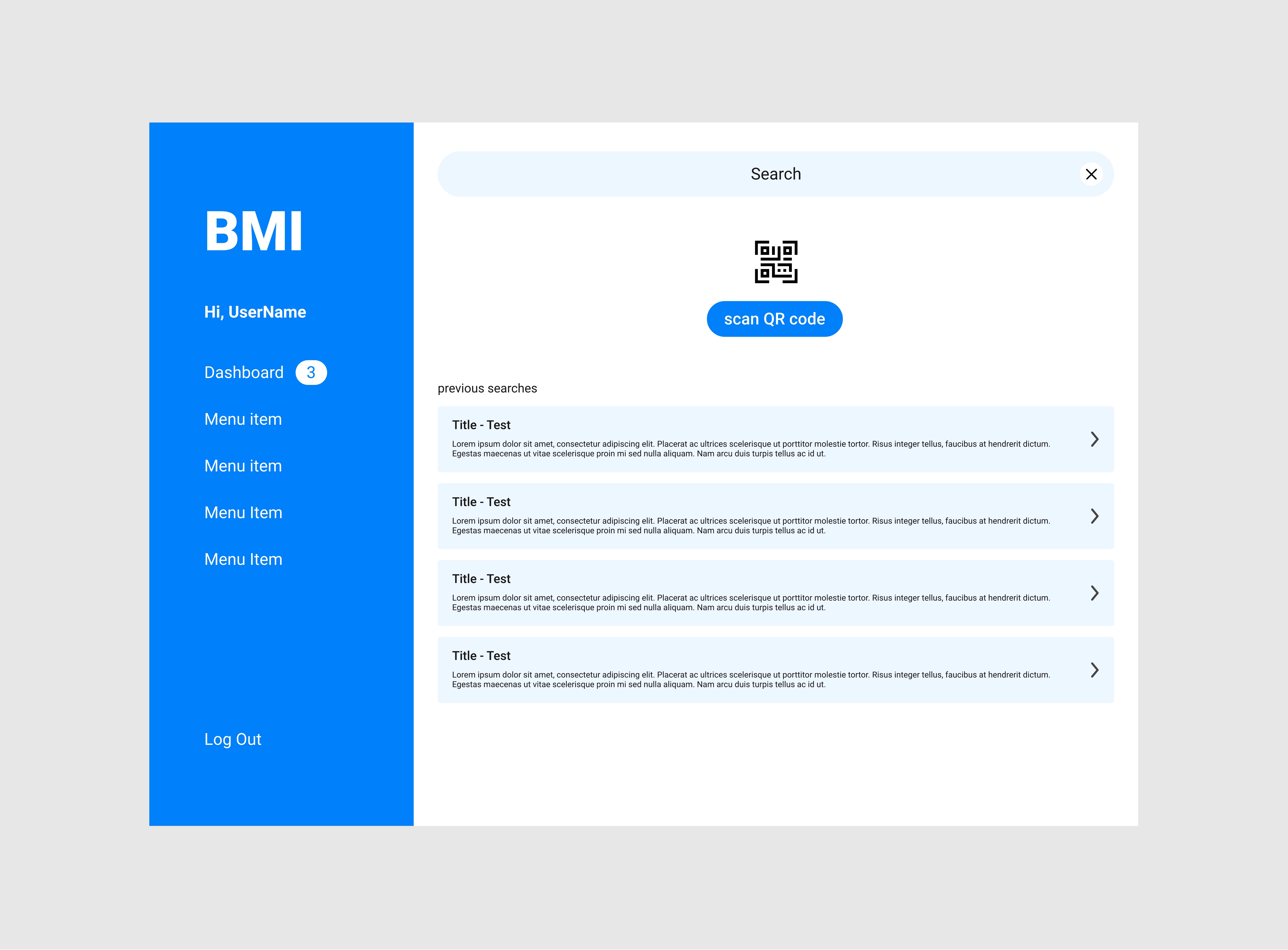 BMI Product List