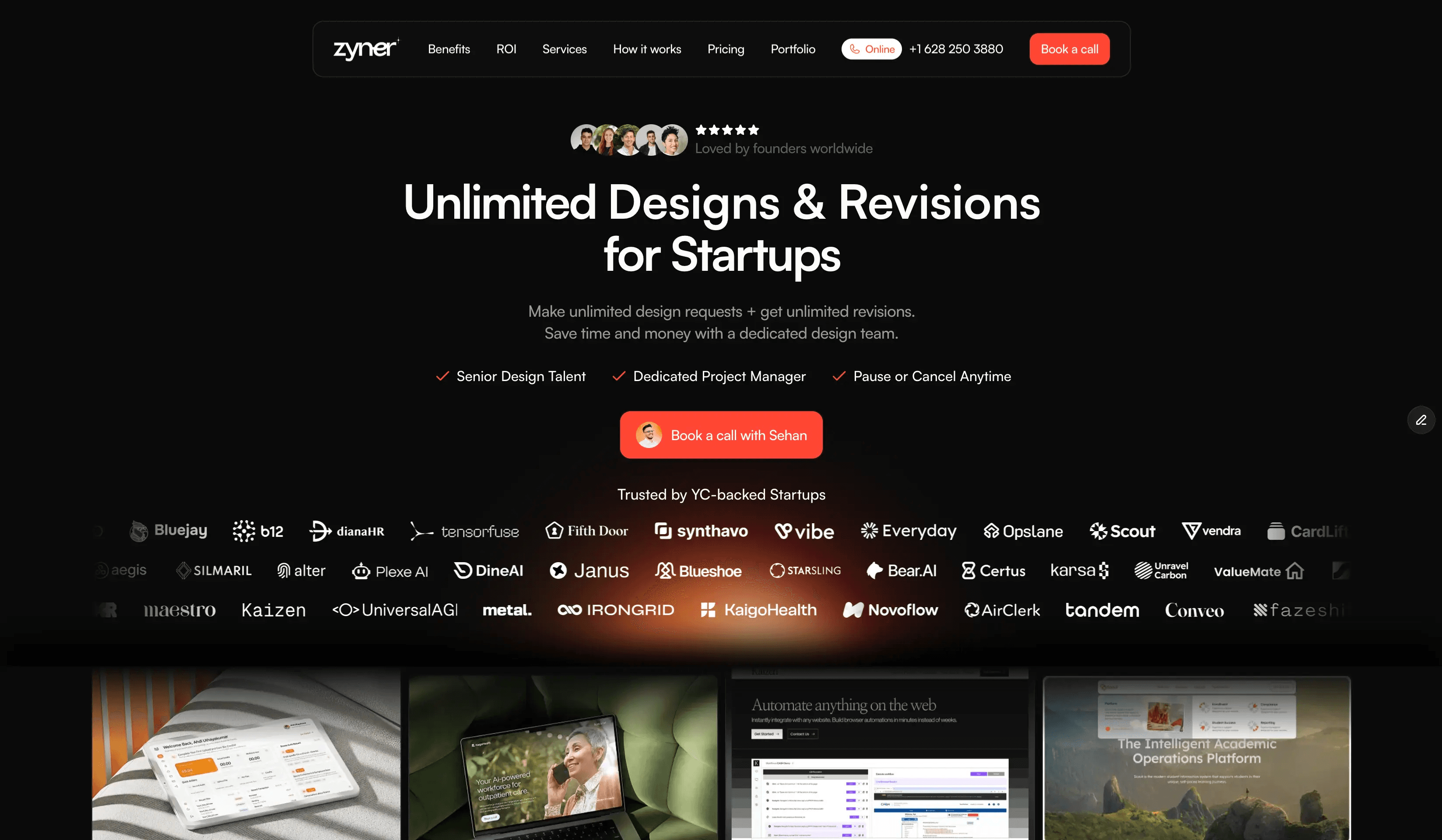zyner.io - best pitch deck design agency