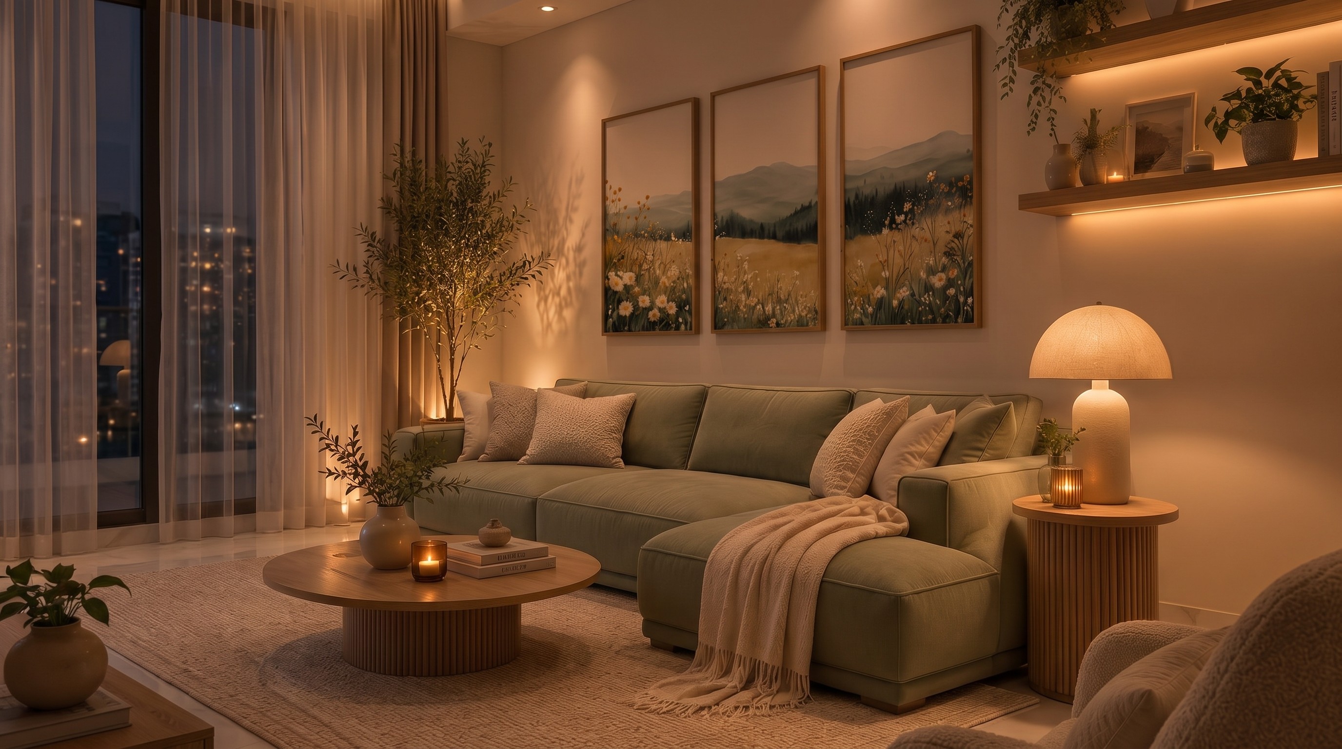 Image of a interior design living room