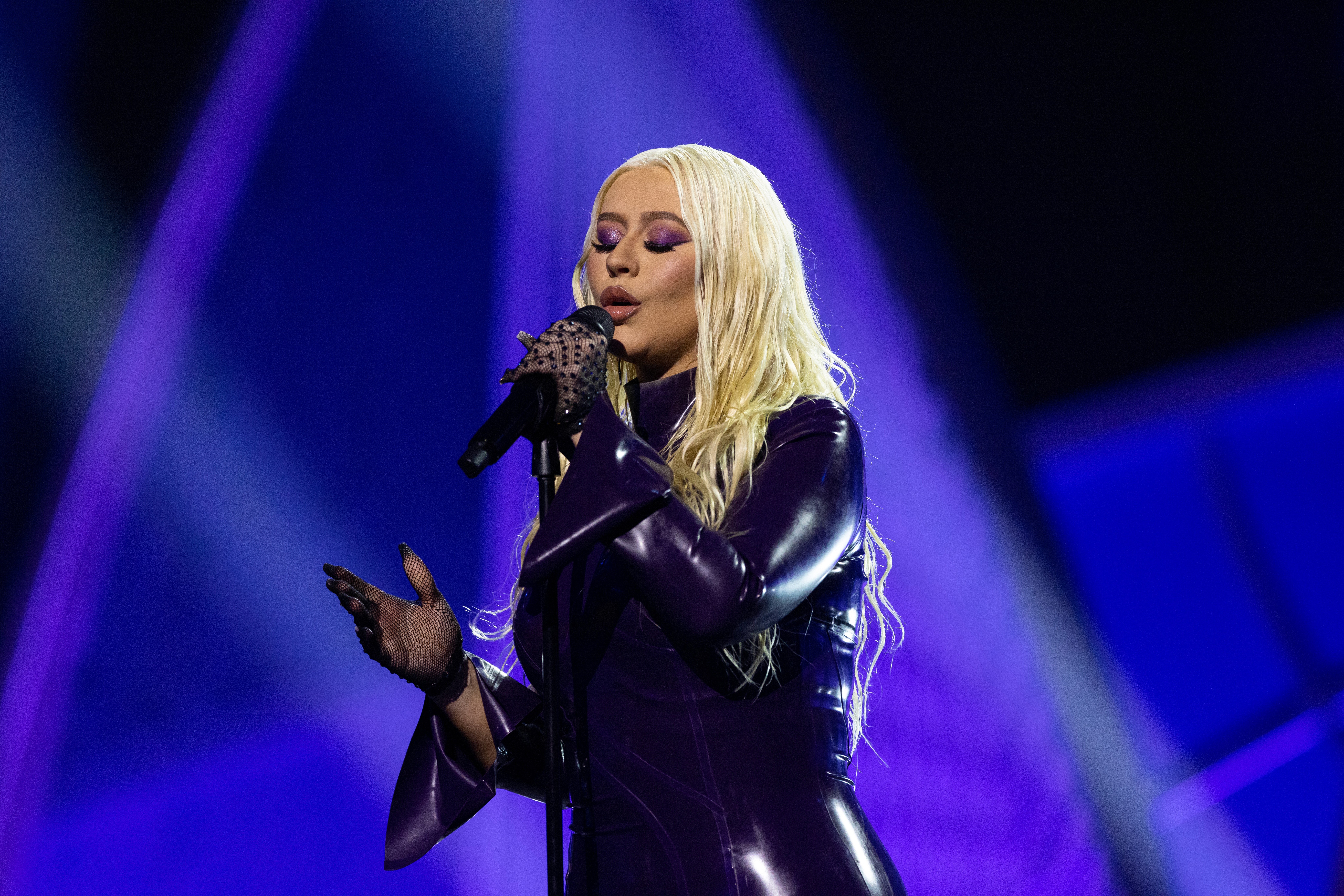 Christina Aguilera performs at Expo 2020 Dubai