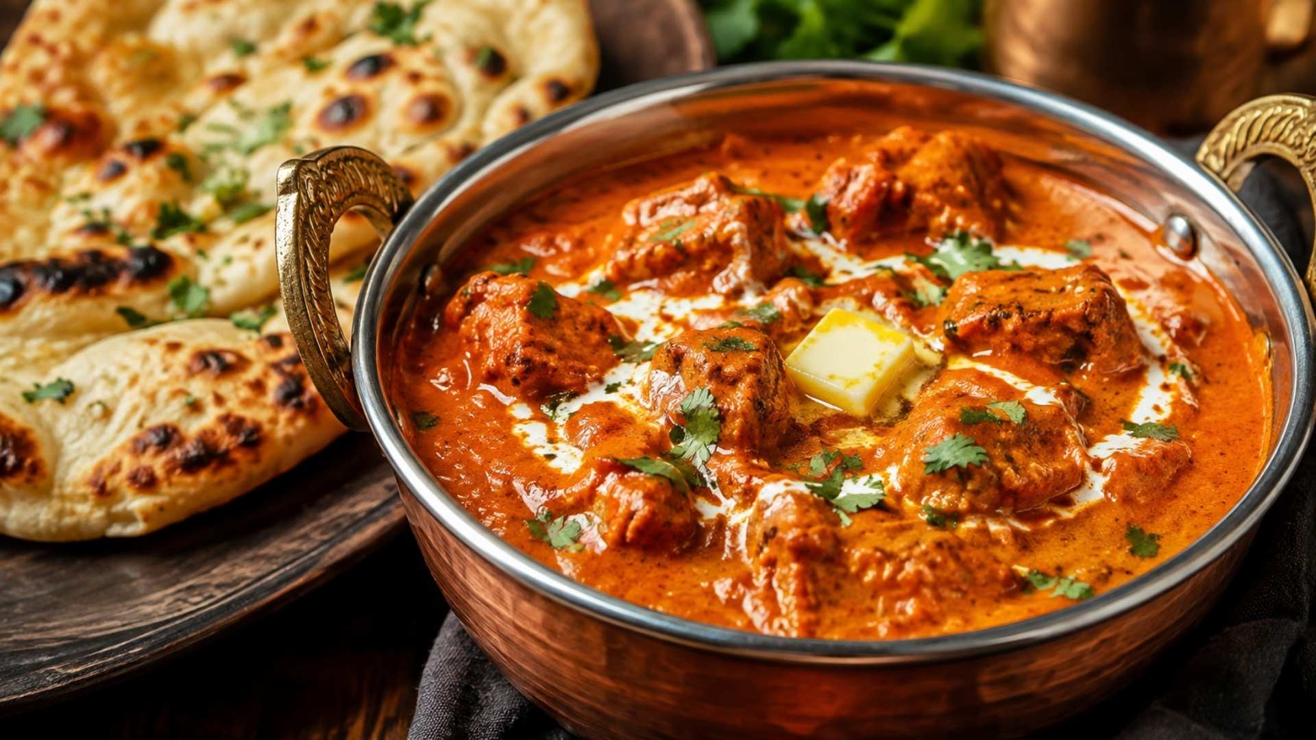 Butter Chicken in Indian restaurant