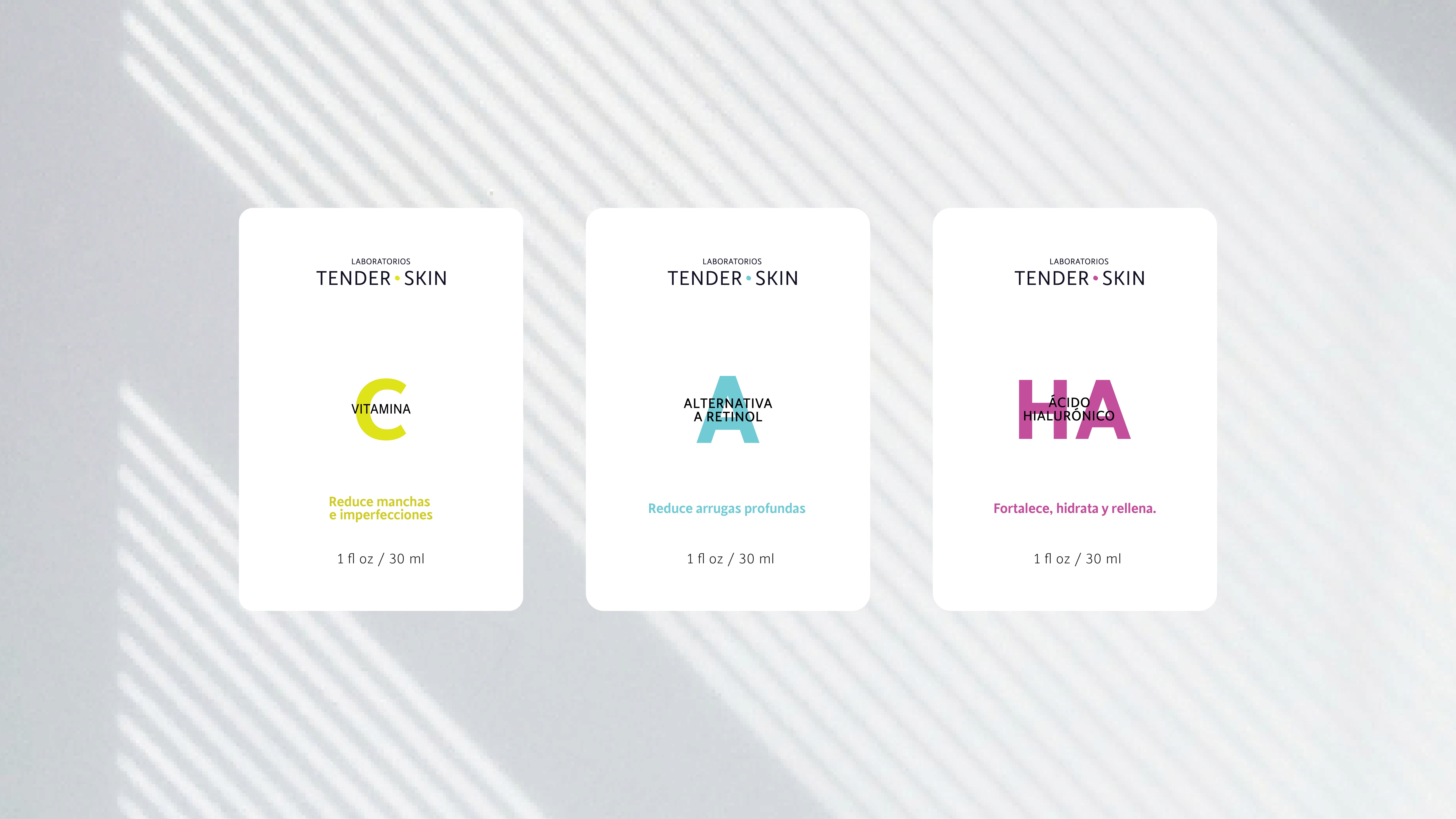 Tender Skin - Visual Identity System - Packaging - Stamps