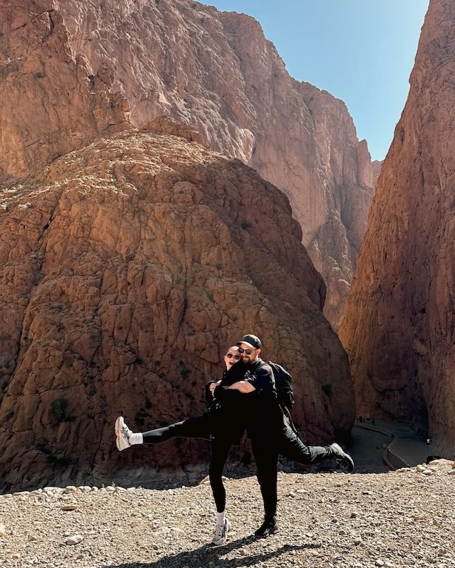 Маршрут через пустыню и горы