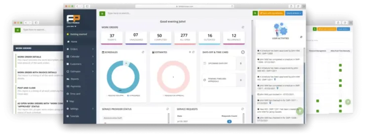 Field ProMax dashboard