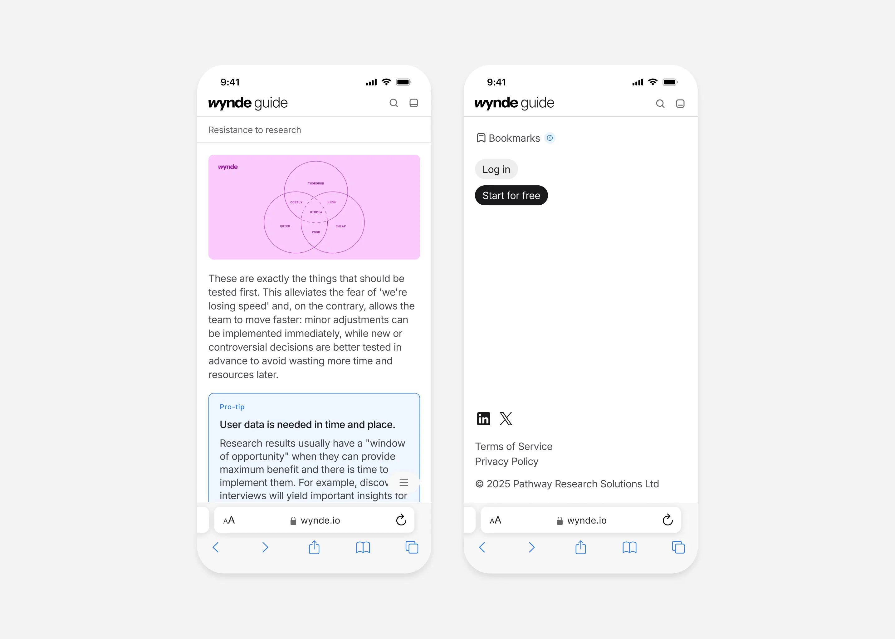 A lightweight utility menu for actions that don’t belong inside the content TOC.