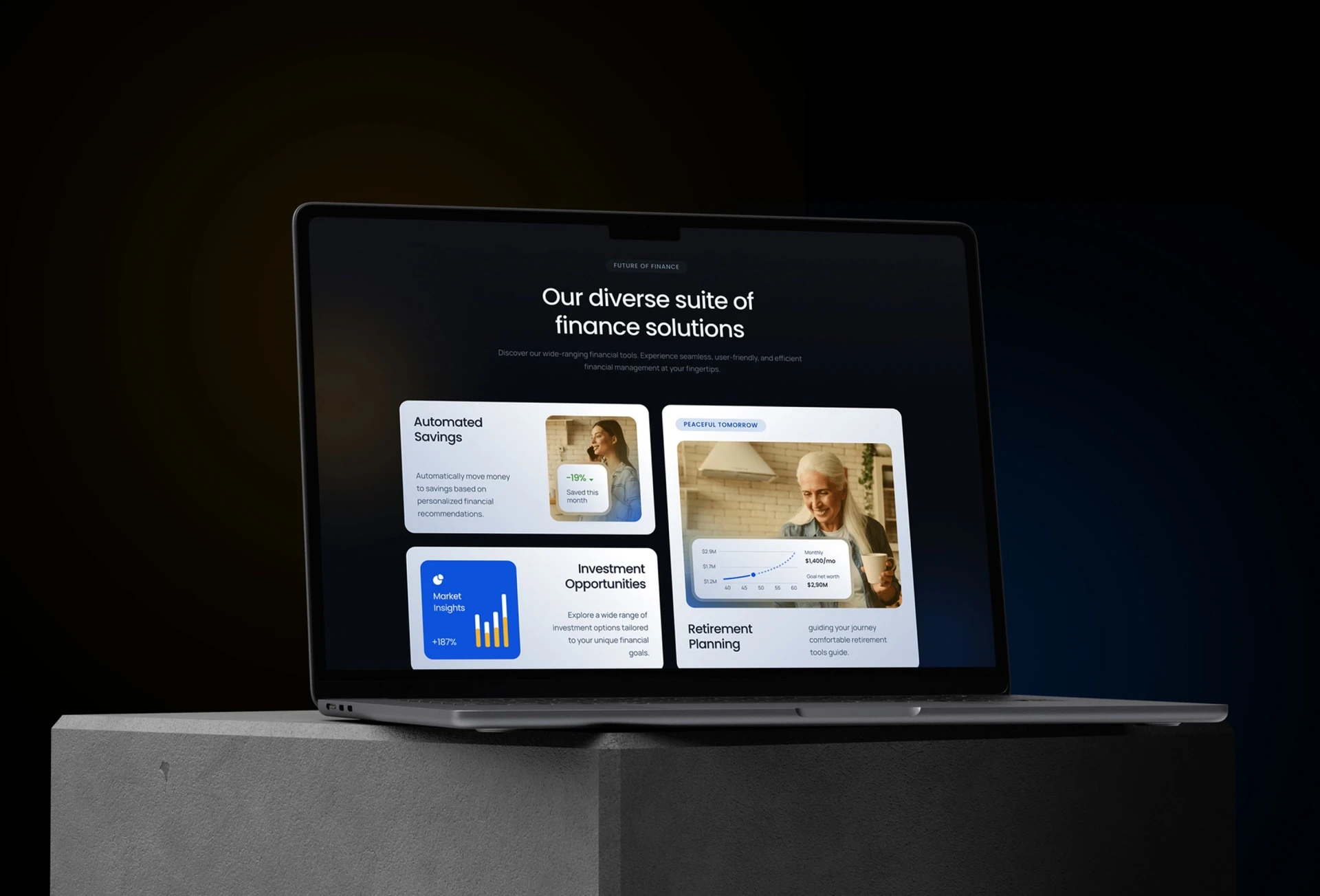 Rear view of black car