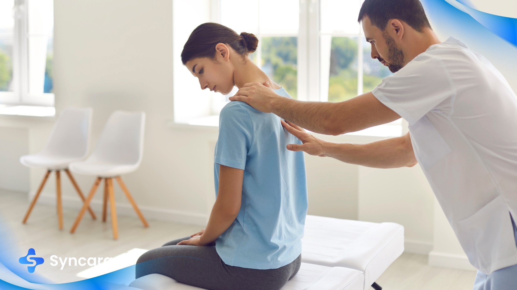 Chiropractor in Brampton treating patient’s lower back pain