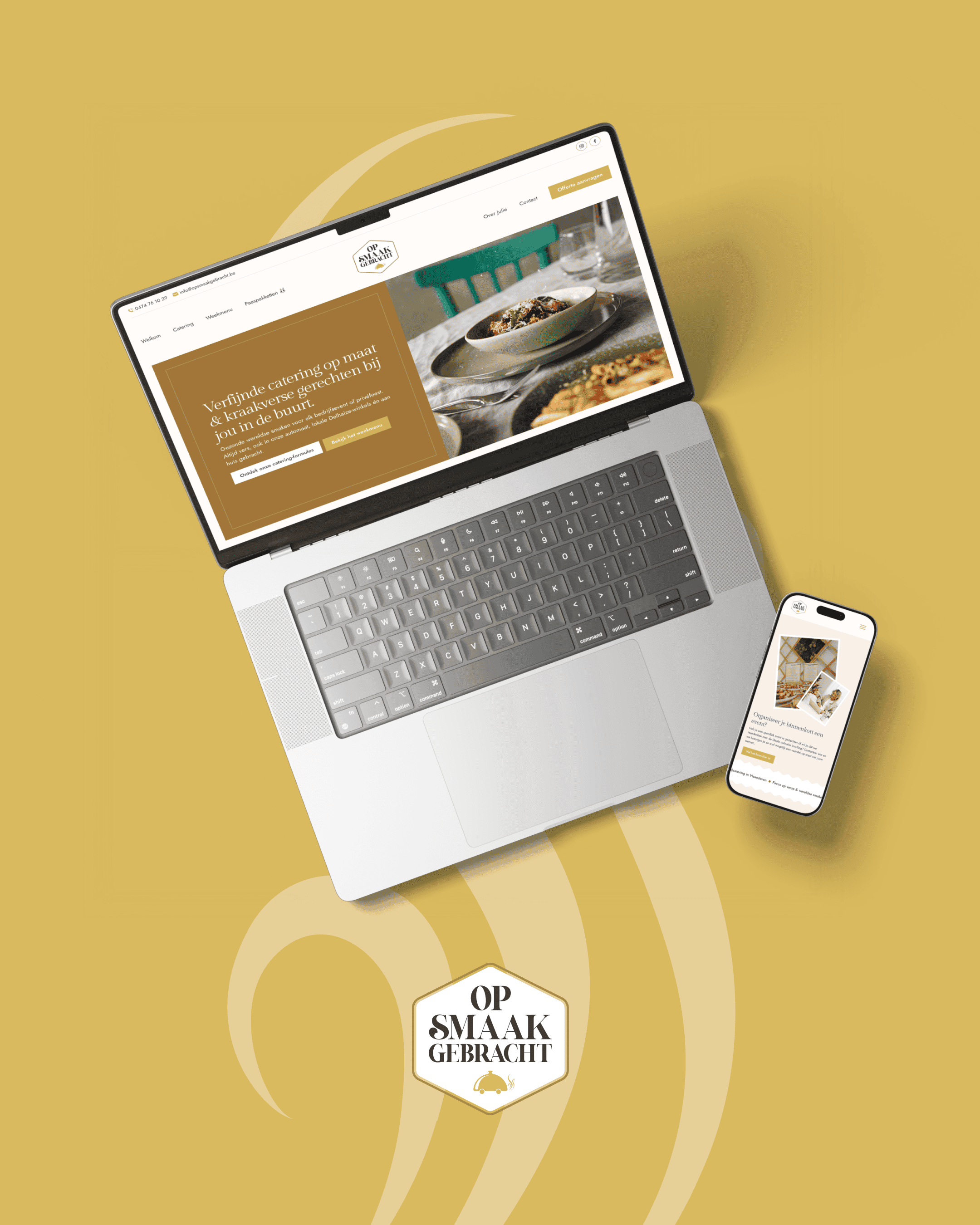 Cascata - Mockup website