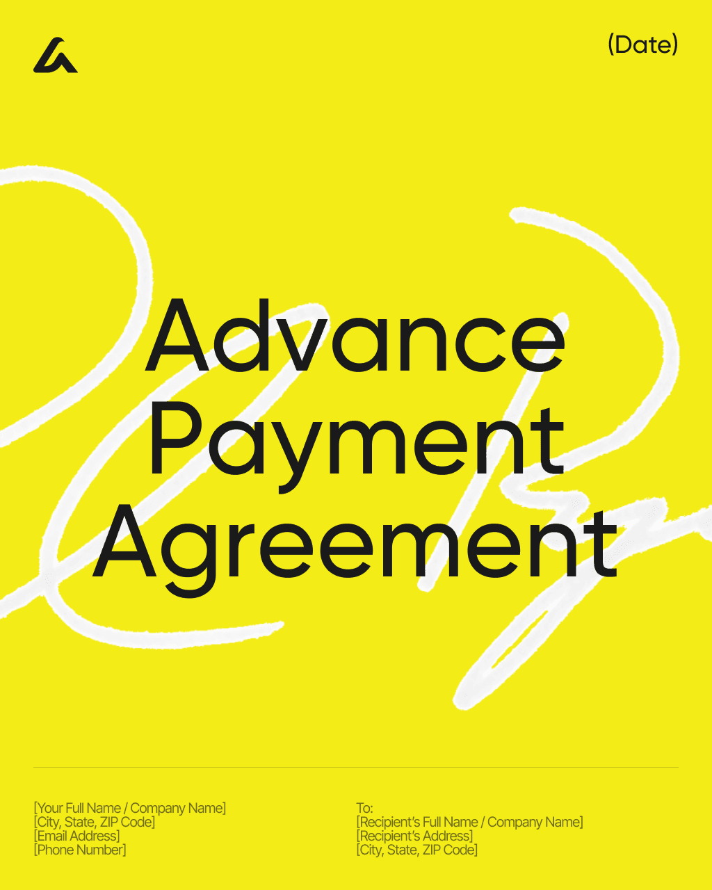Advance Payment Agreement