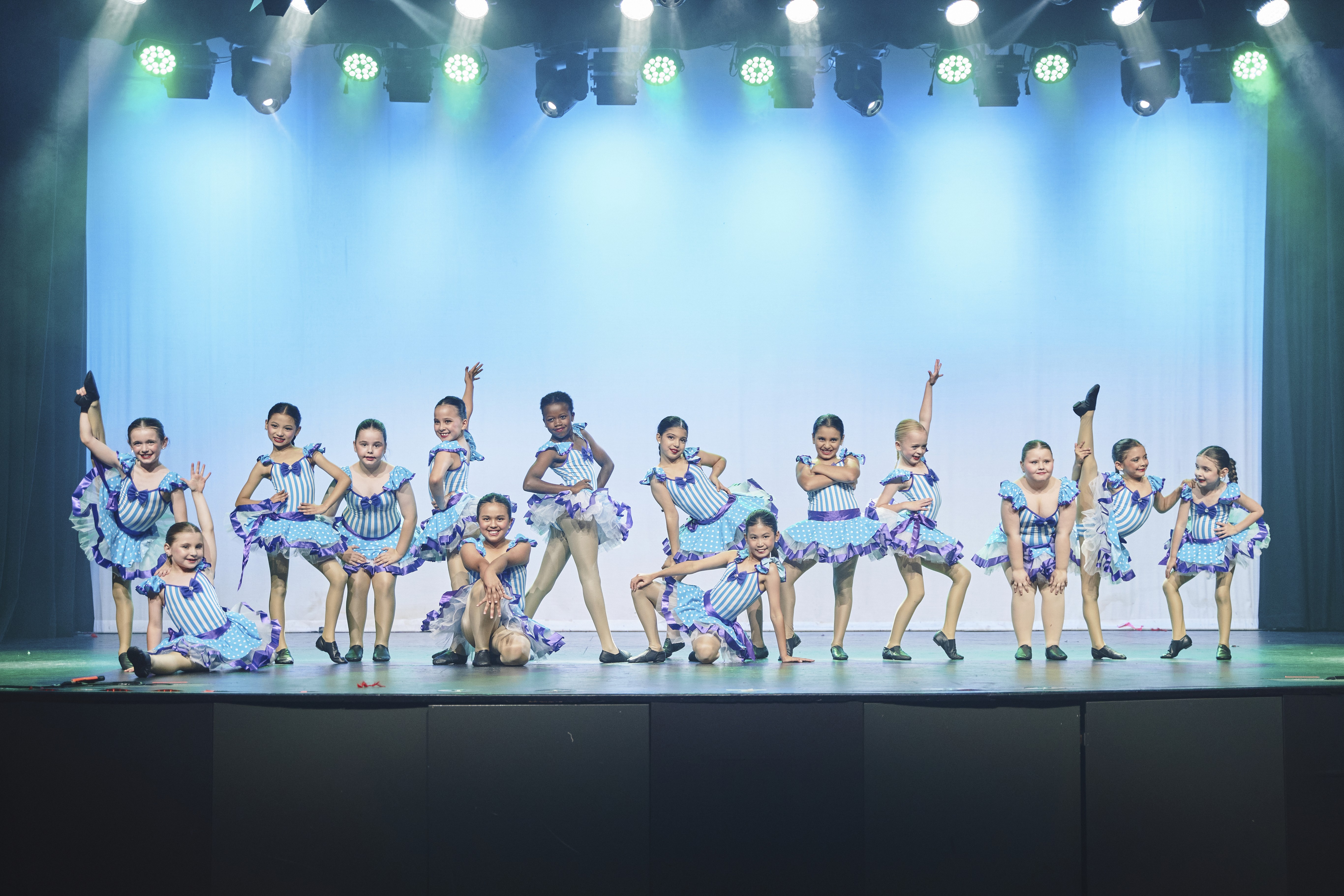 Dancers performing on stage