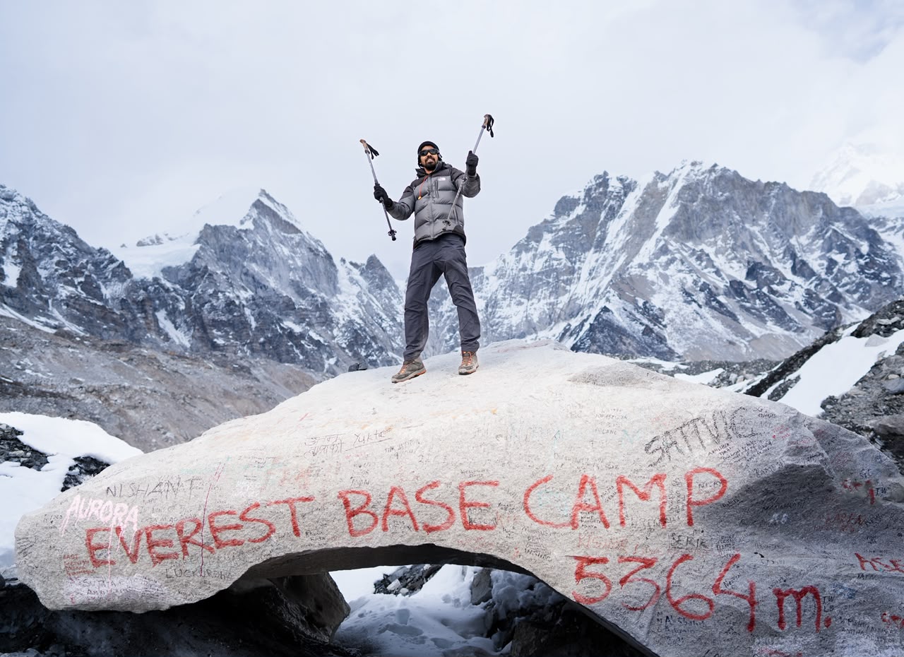 TravTrek founder on a Nepal Himalayan trek