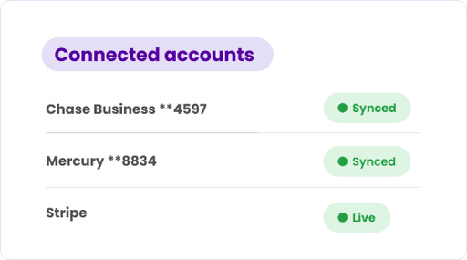 Cashflowy Connected Accounts Auto-Sync