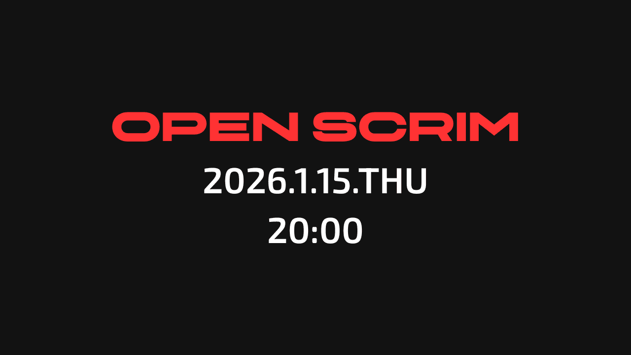 Inferno Drive Tokyo Open Scrim on January 15th, 2026