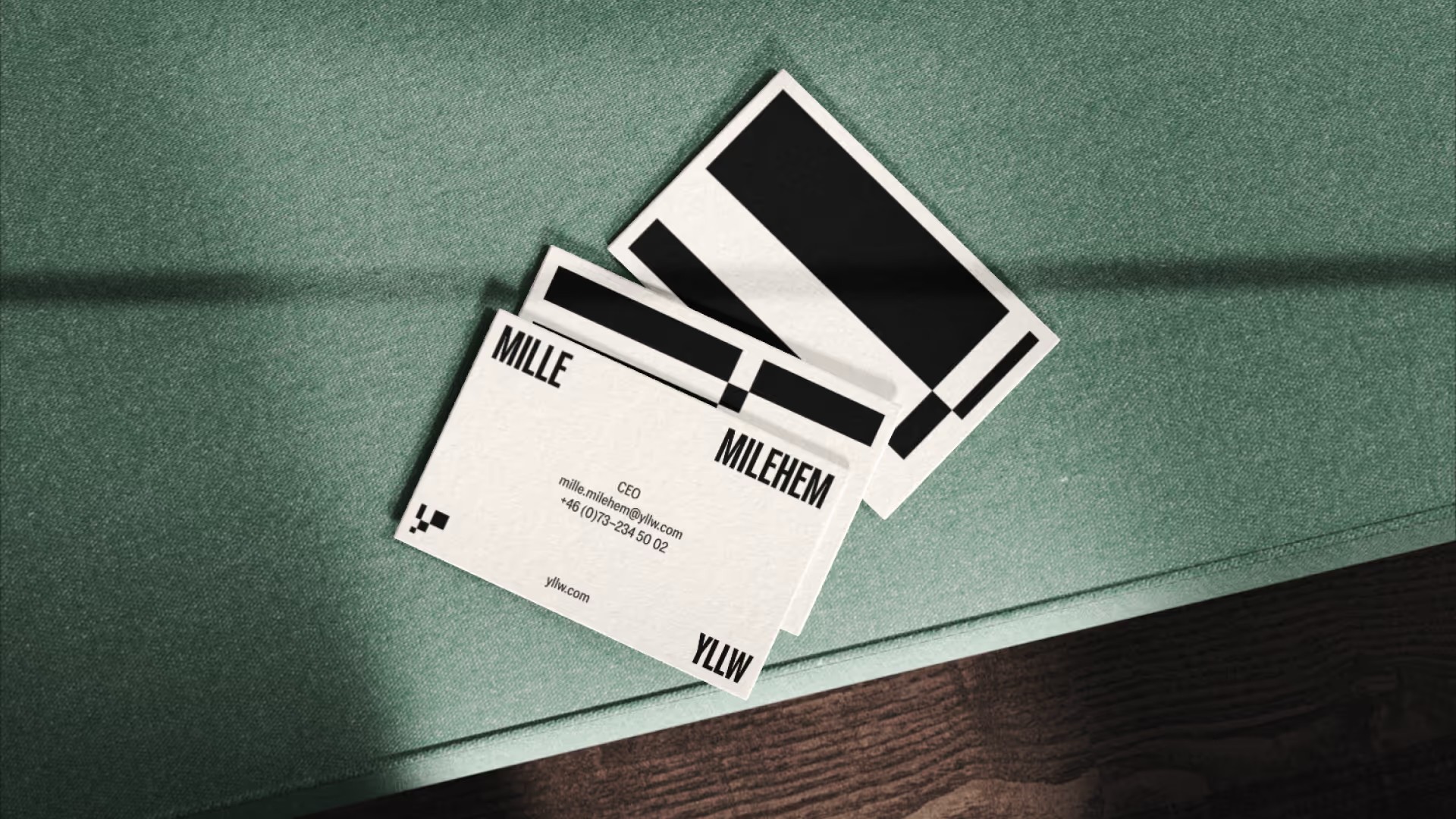 YLLW brand identity by Garde