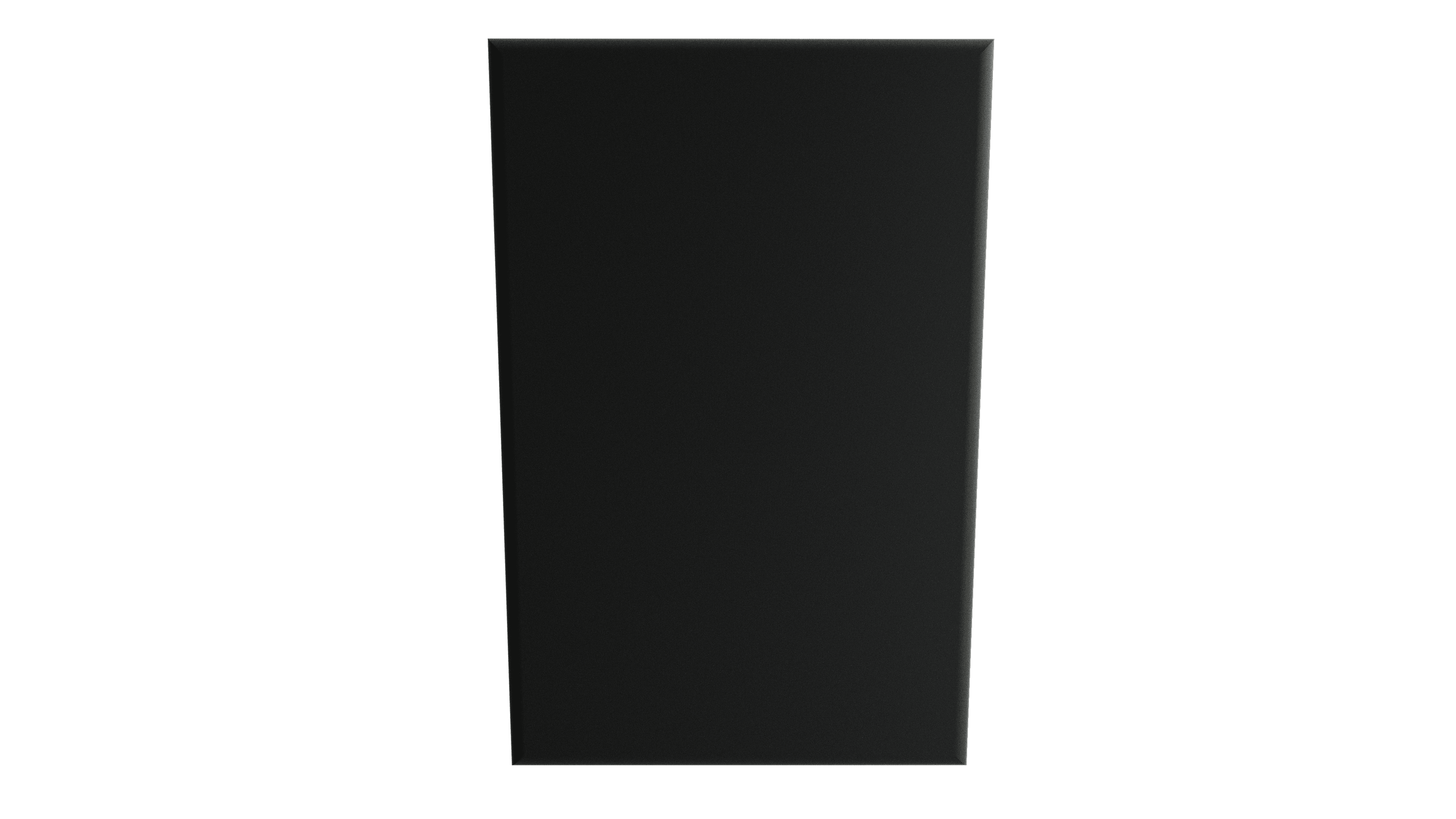 Black rectangular panel