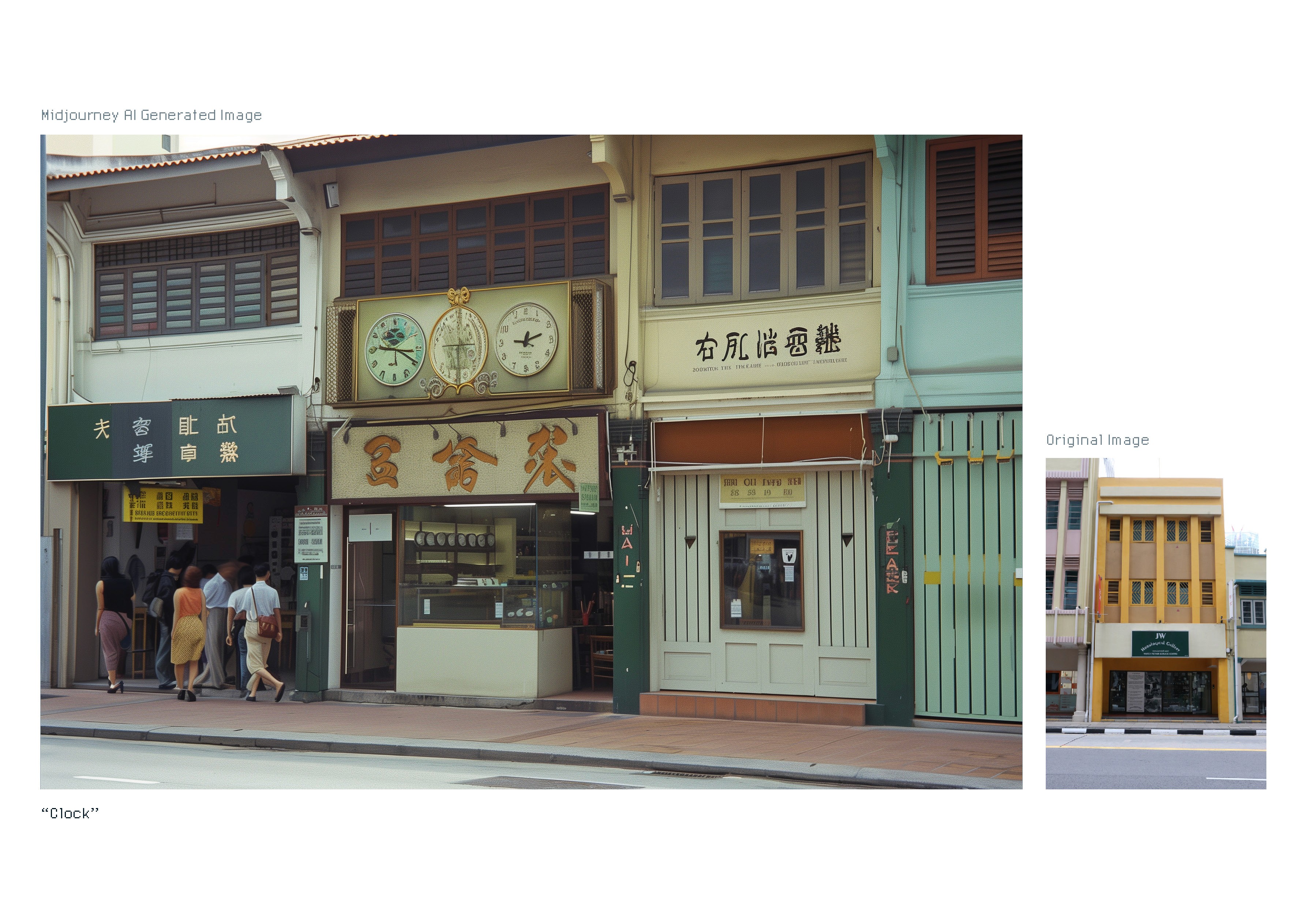 Old watchshop in chjnatown