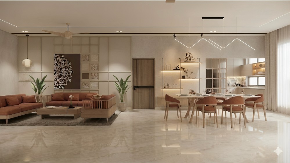 Project thumbnail image showcasing a modern interior design.