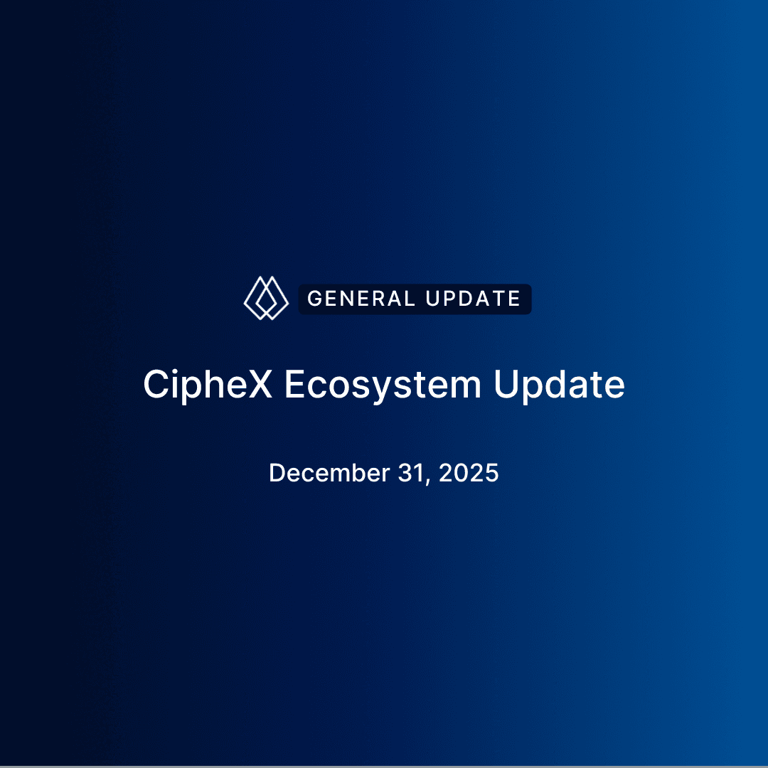 CipheX Ecosystem Update | December 31, 2025