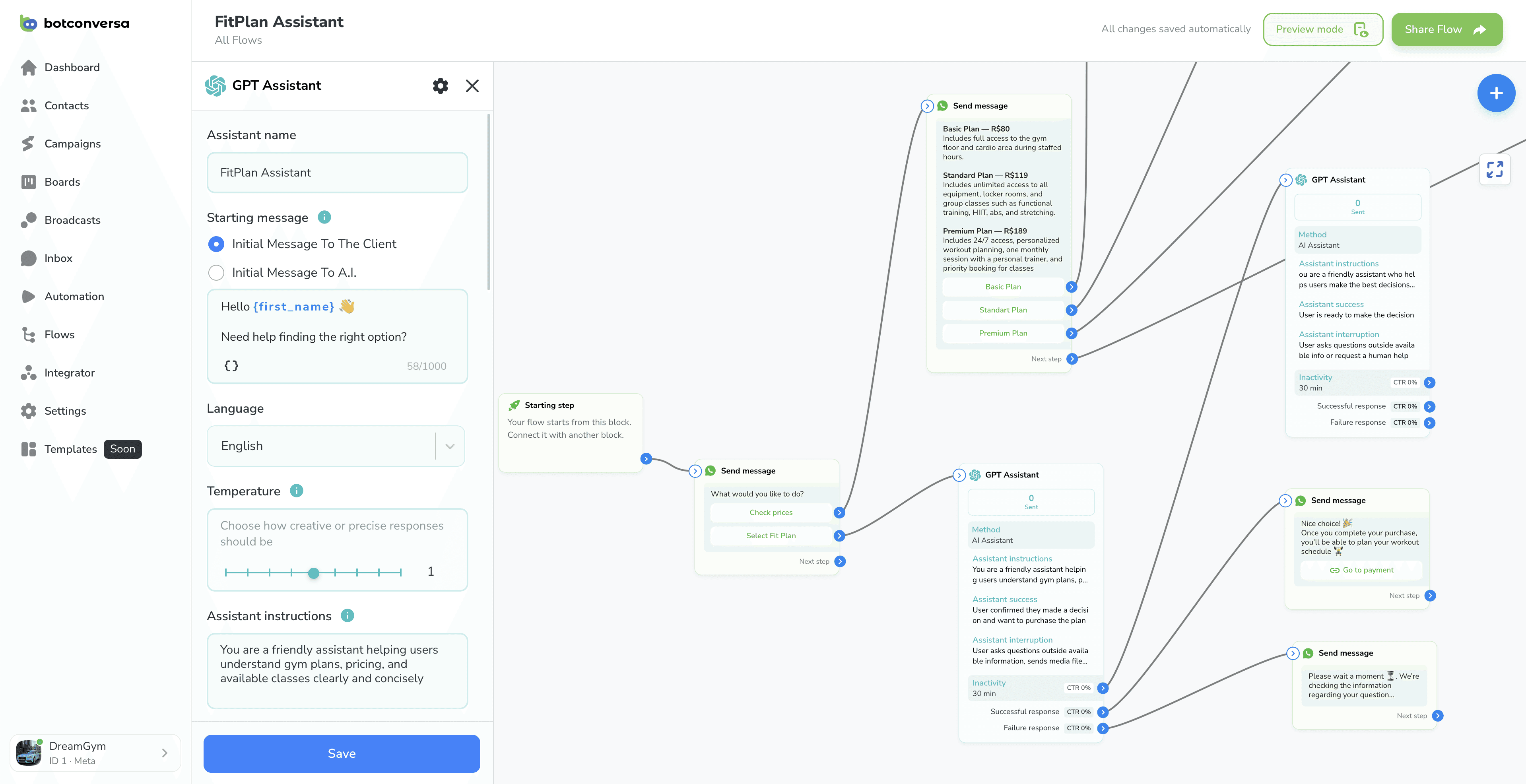 An image of Dreelio's dashboard