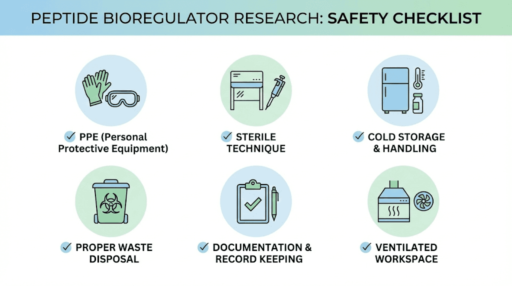 Bronchogen peptide safety considerations checklist