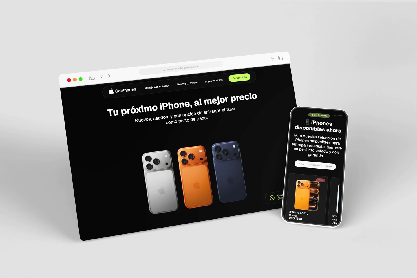 goiphones web design and development