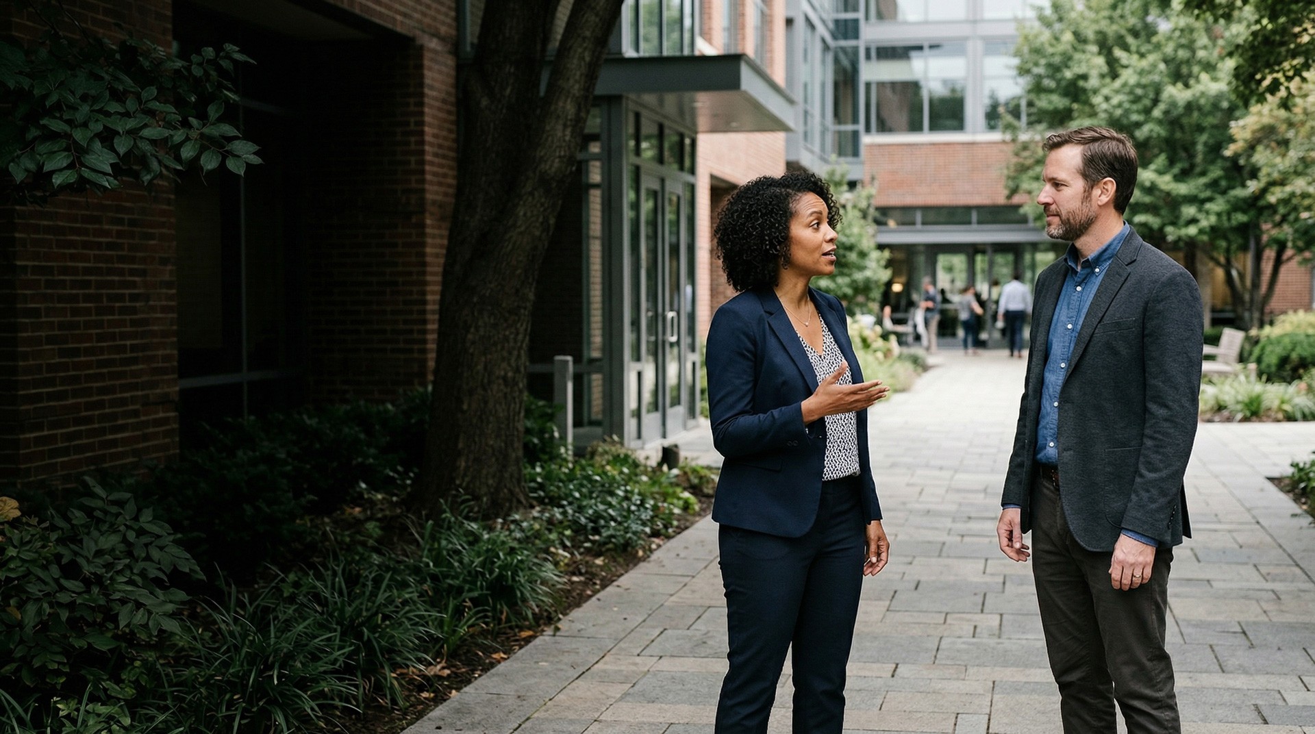 Accelerated Appraisal Group professional meeting with client in person