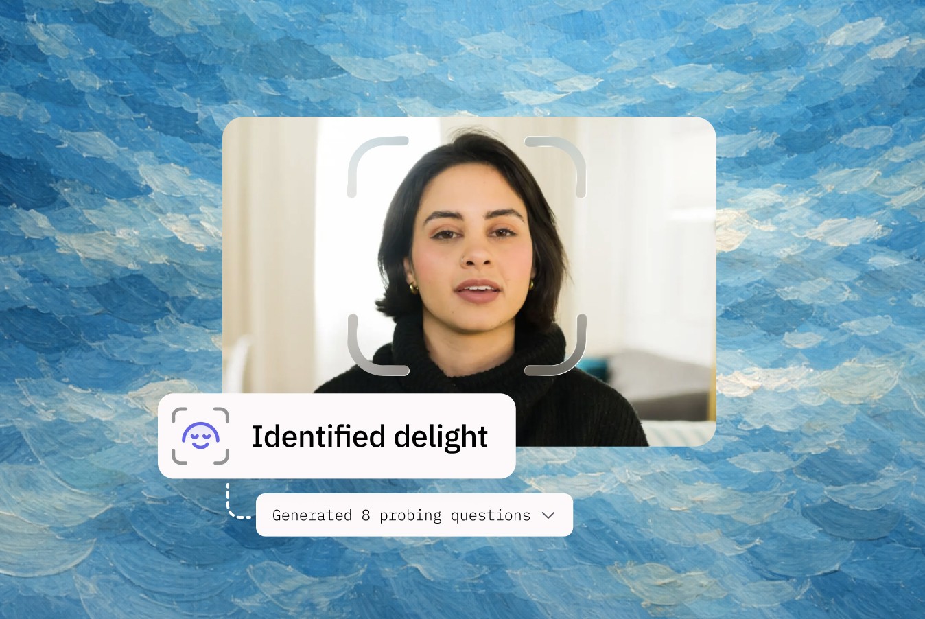 Outset capturing nuanced user emotions during interviews to understand deeper context and reactions