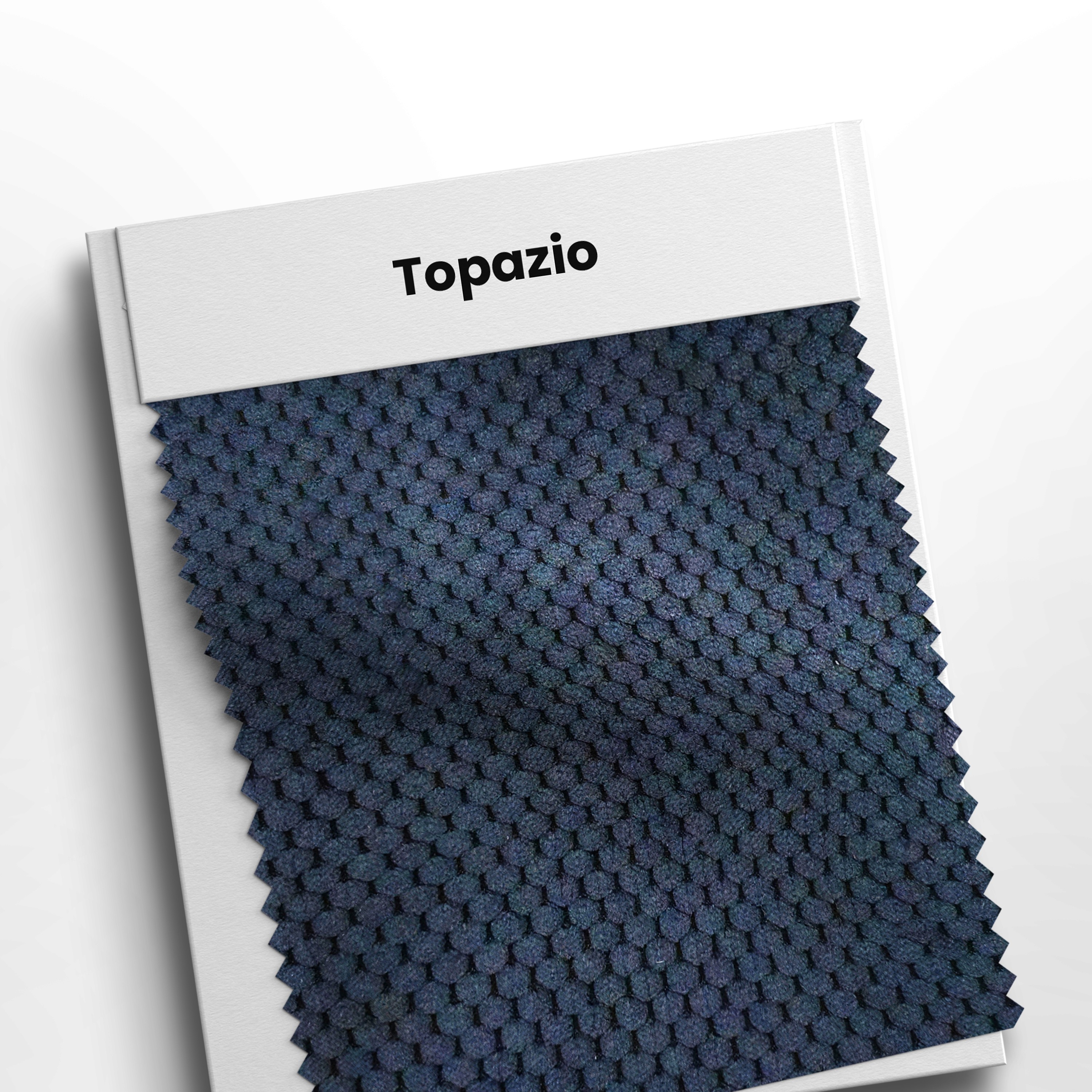 mostruário com veludo topázio cor 99