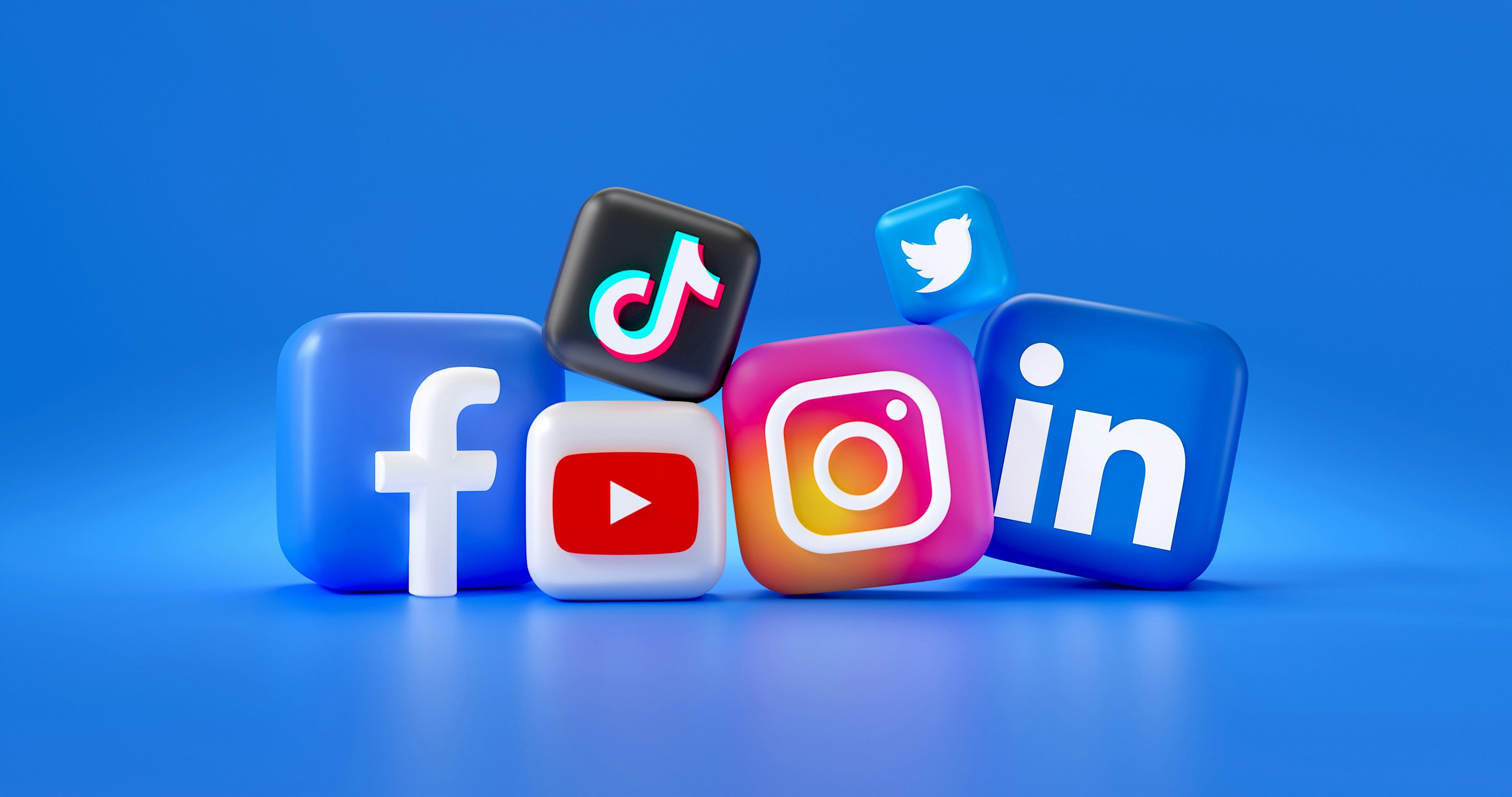 Foto grupal de redes sociales conjuntas