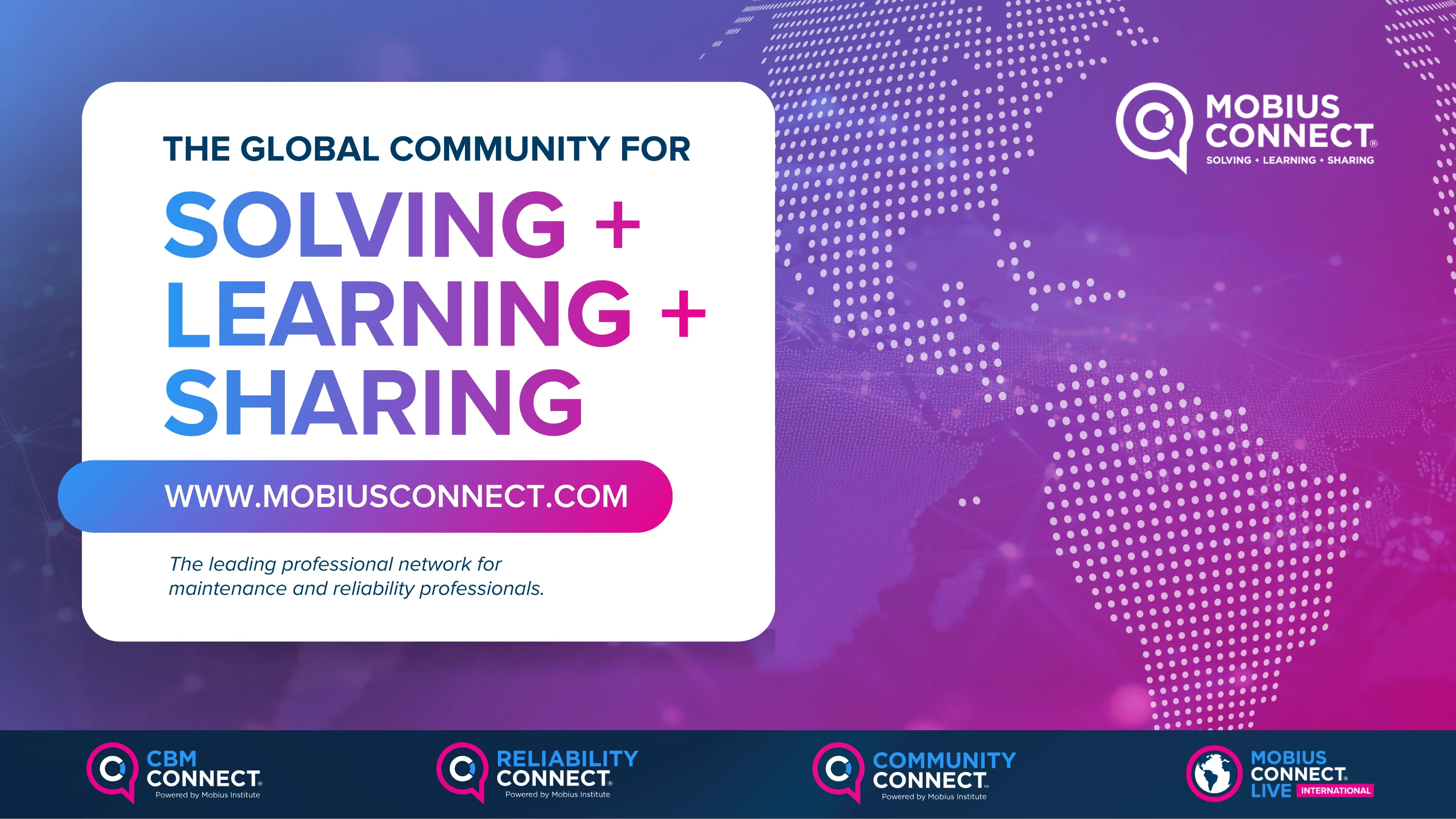 Presentation design for Mobius Connect conference event