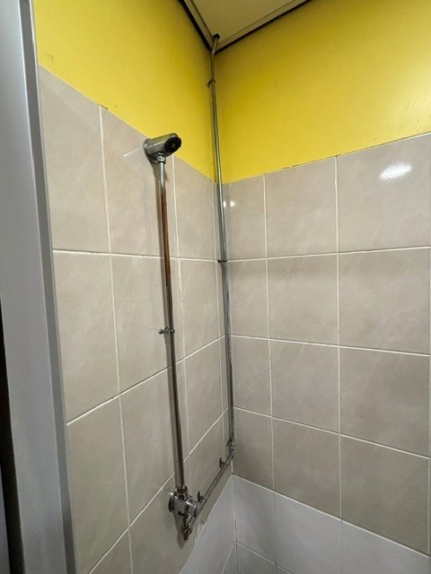 Oldbury Academy refurbished changing room detail
