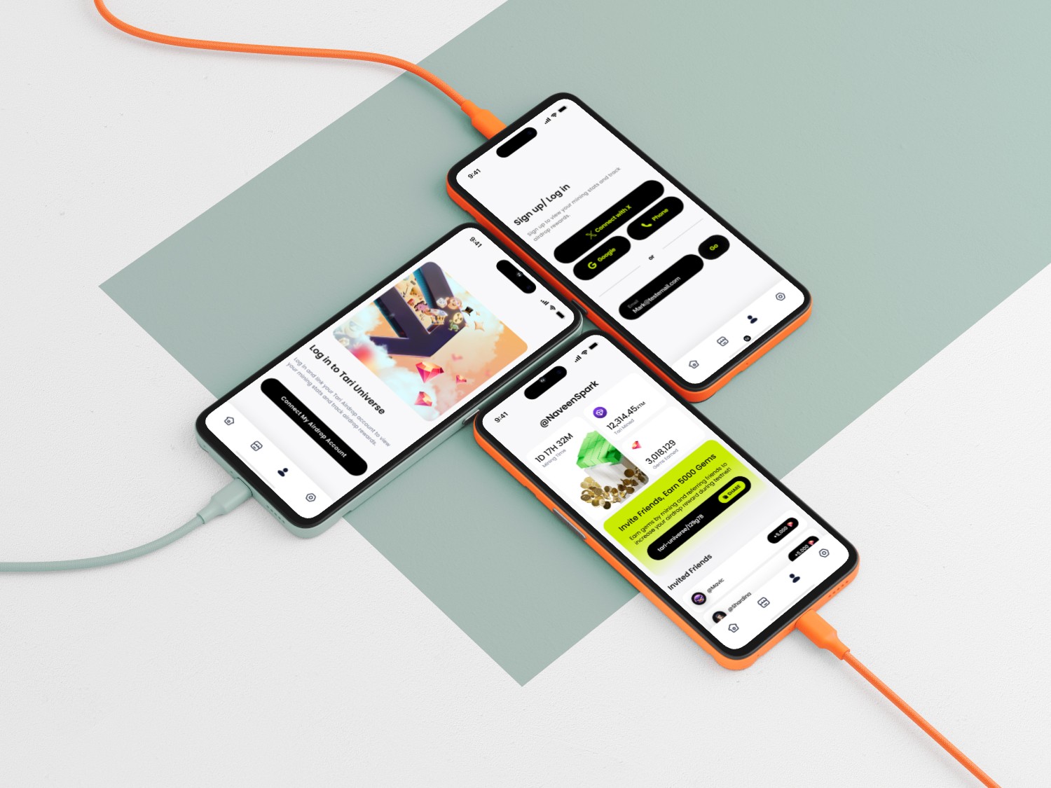 Connect to your airdrop account to connect your existing profile.