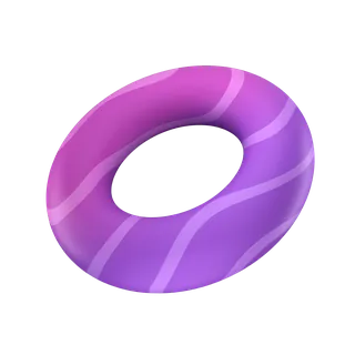 Free 3D donut icon
