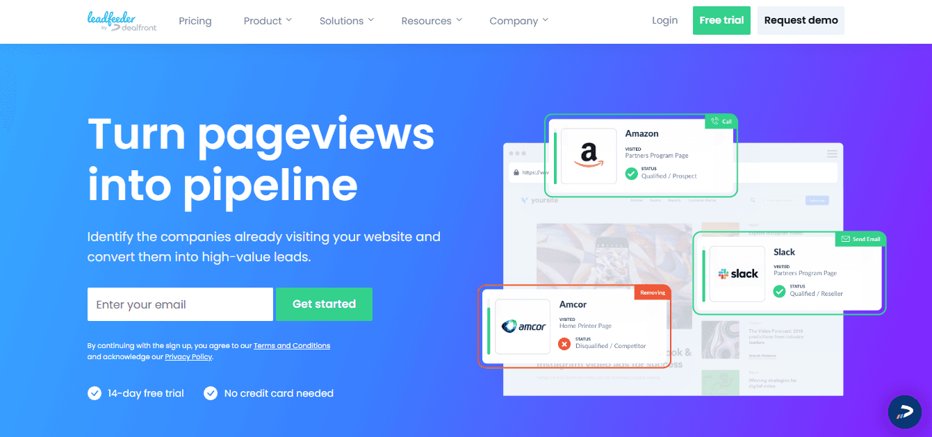 Leadfeeder&nbsp;&nbsp;