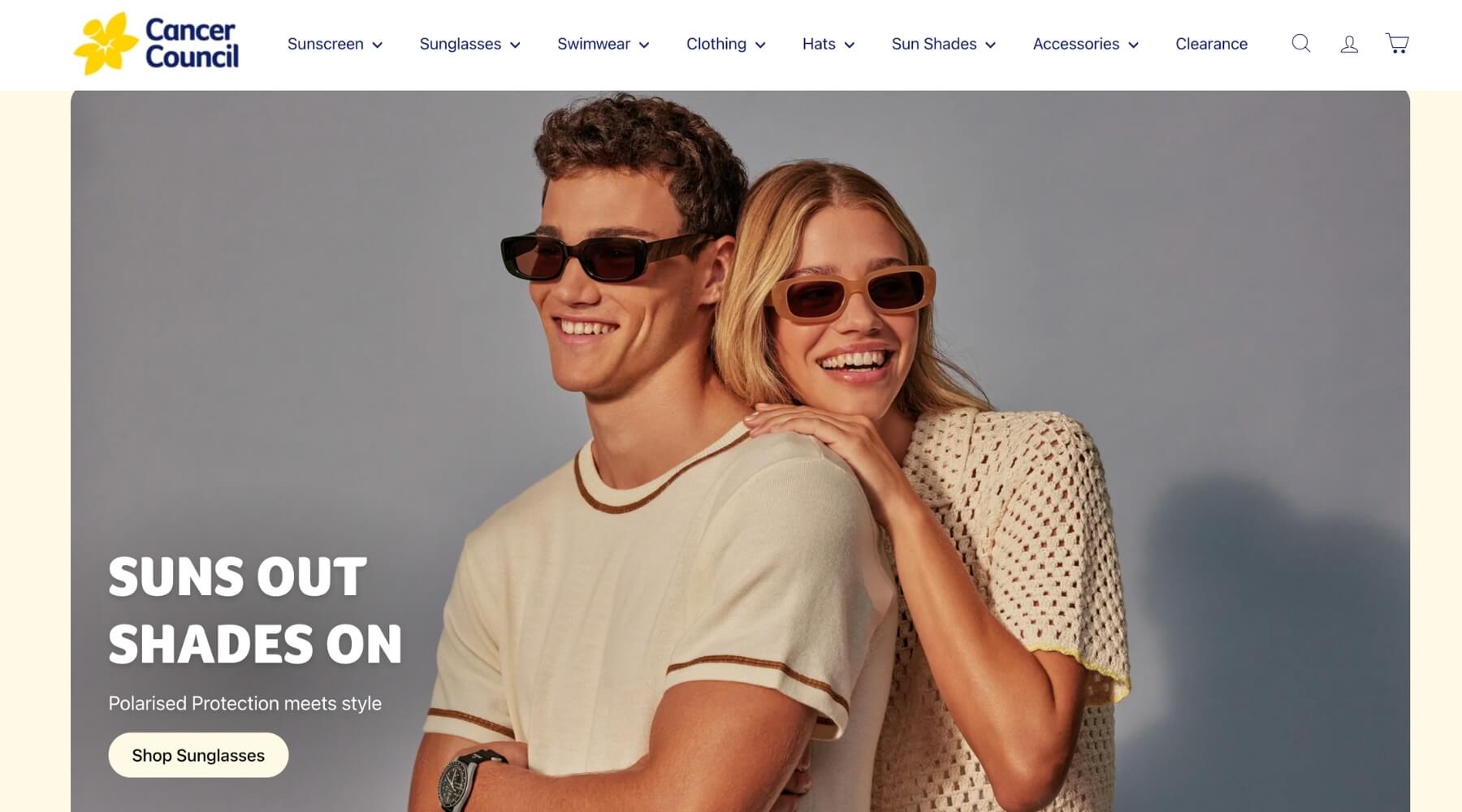 Cancer Council homepage