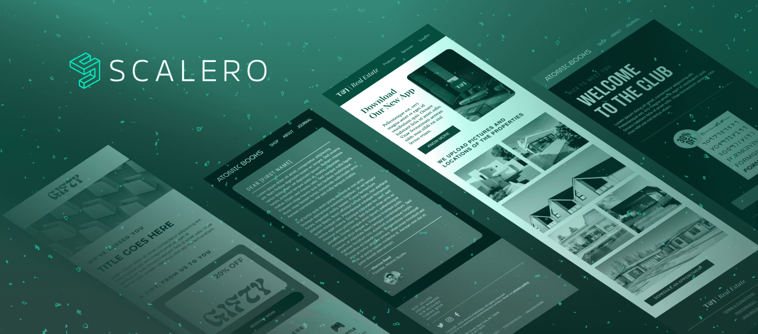 Featured image displaying email templates designed in Figma.
