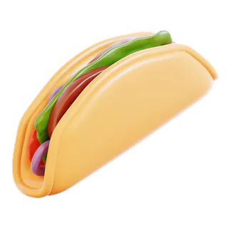Free 3D taco icon