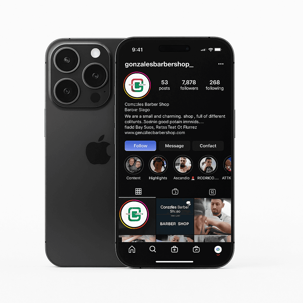 Gonzalez Barbershop social Media Marketing by Essential Marketing