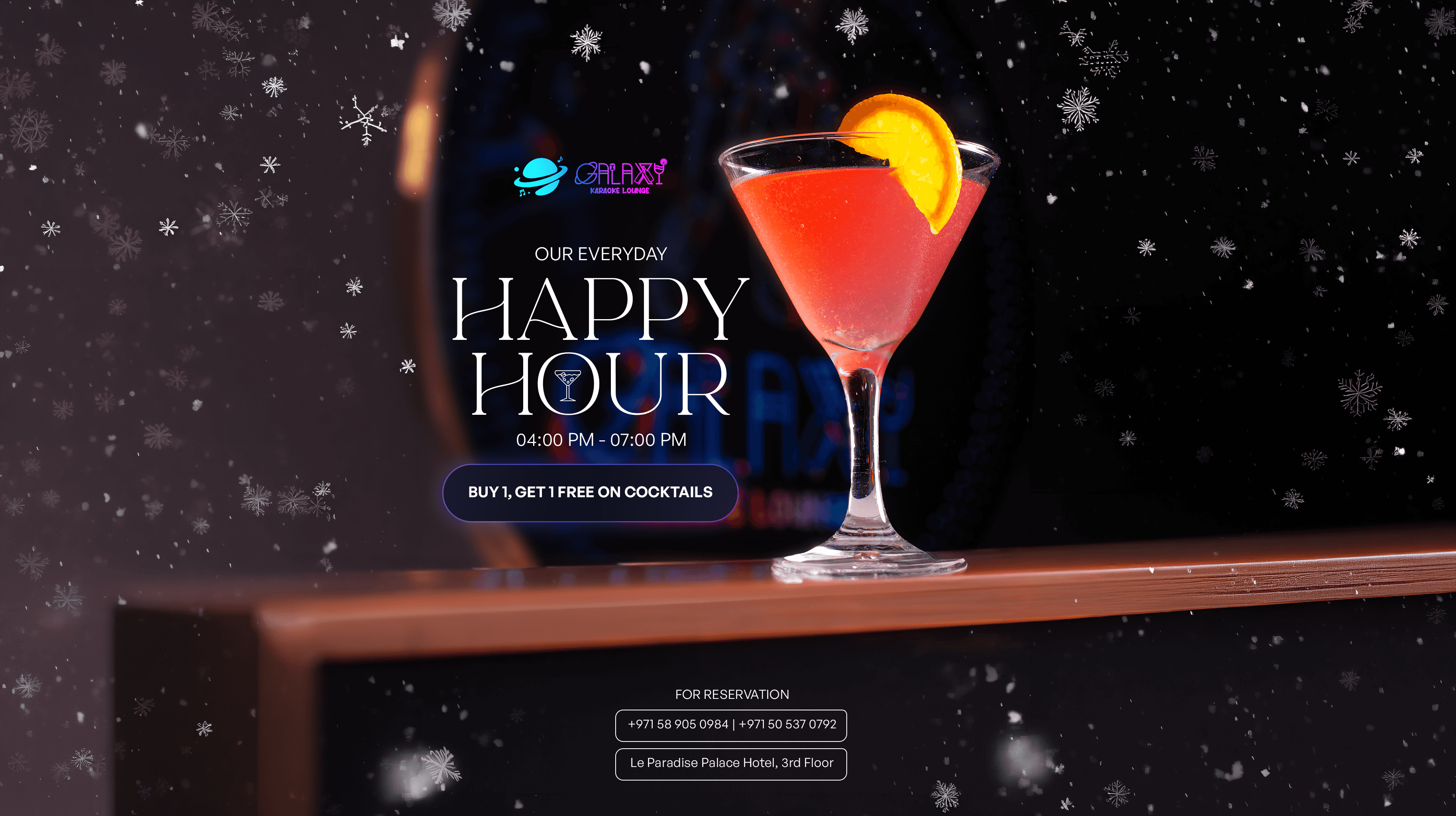 Happy Hour Promotion